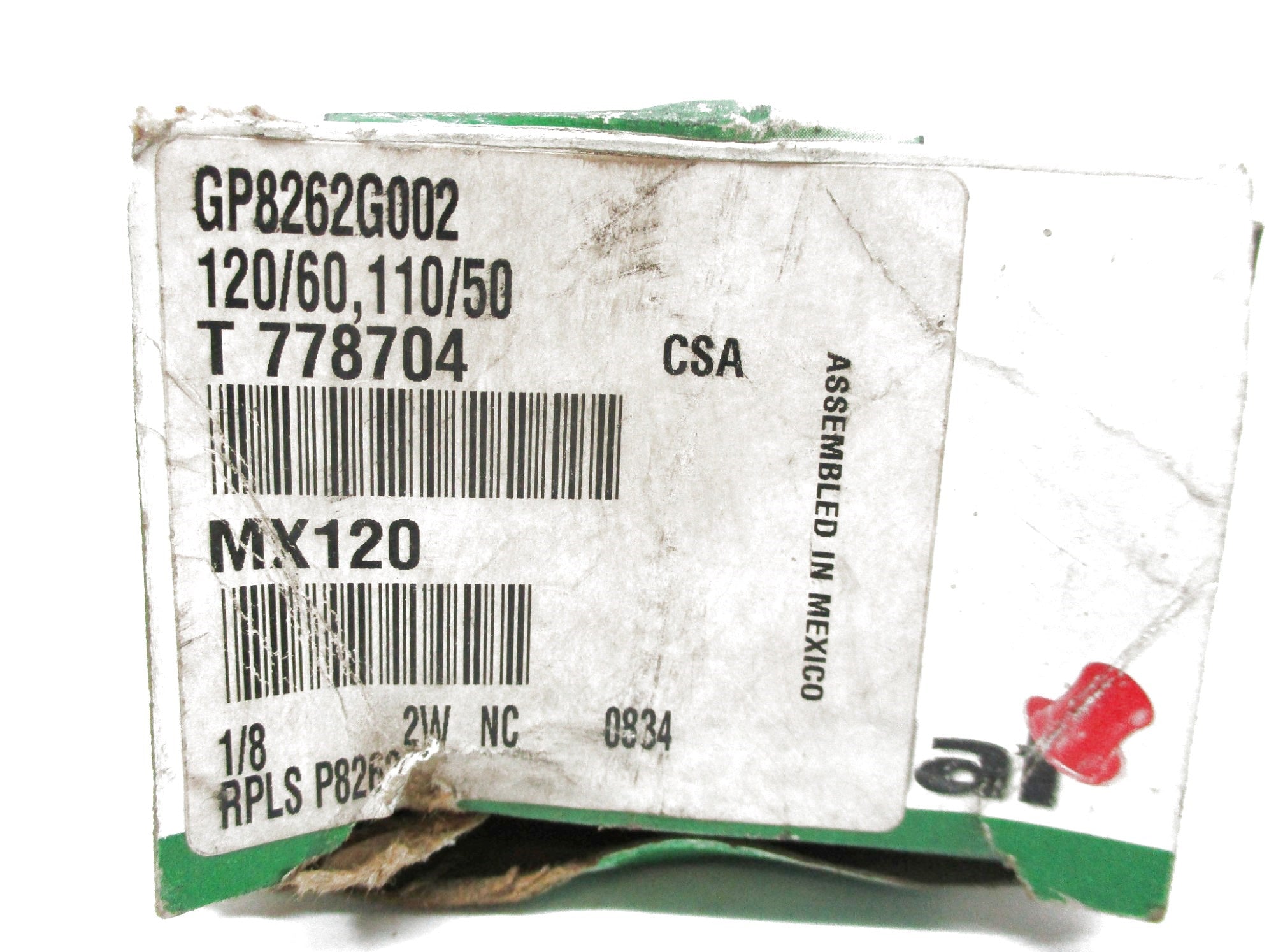 ASCO GP8262G002 120/60 110/50 180PSI NSMP