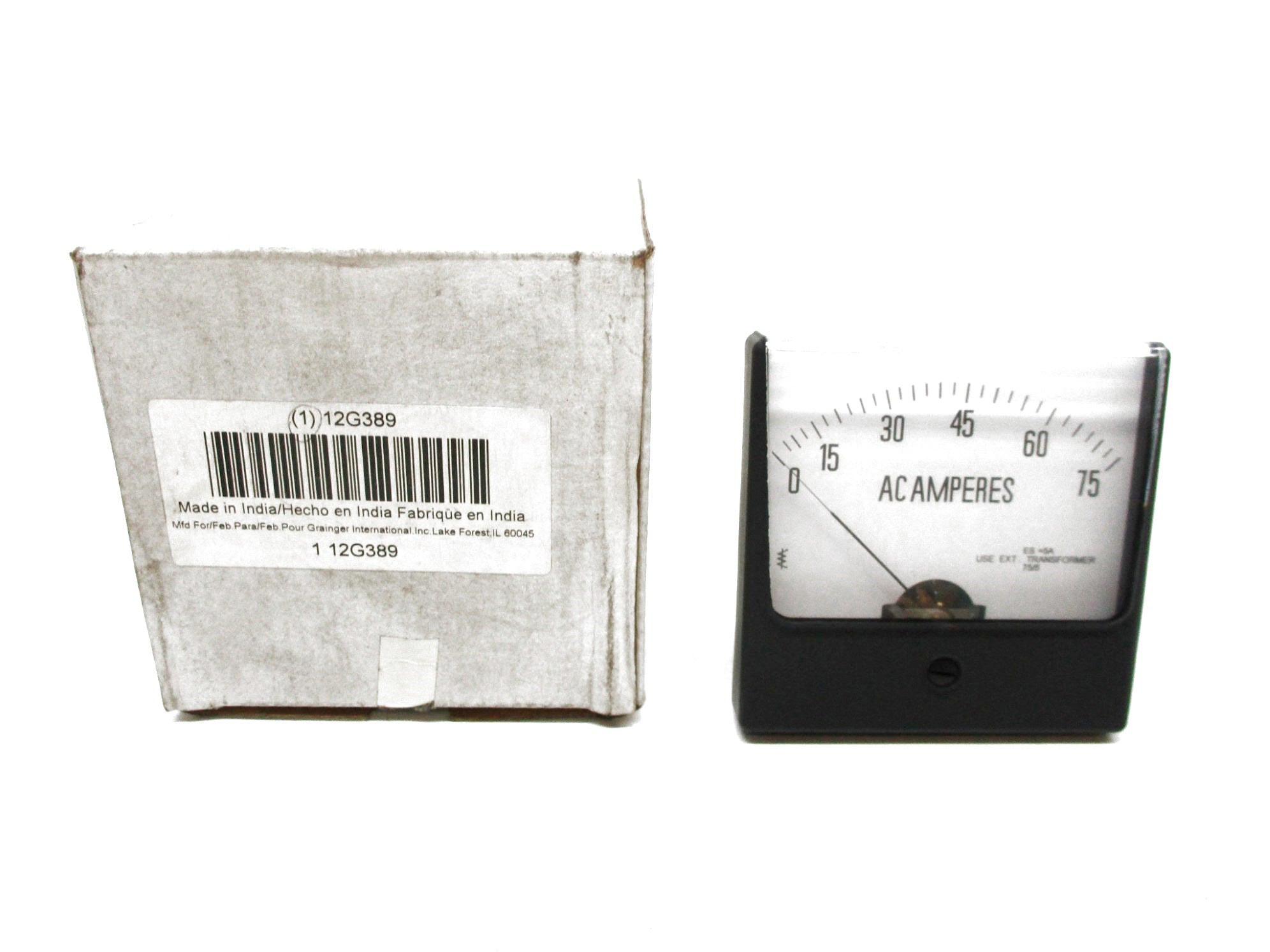 GRAINGER 12G389 0-75 AC A NSMP