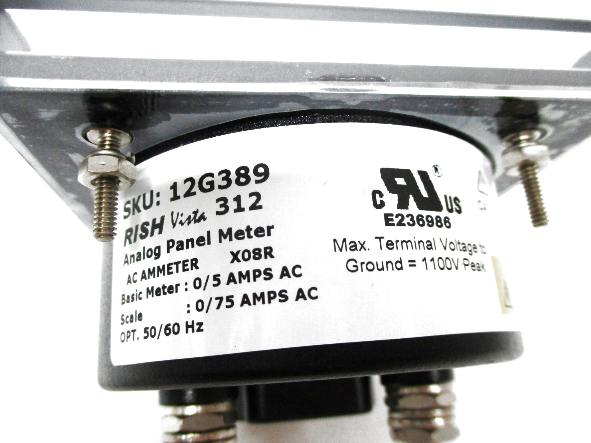 GRAINGER 12G389 0-75 AC A NSMP