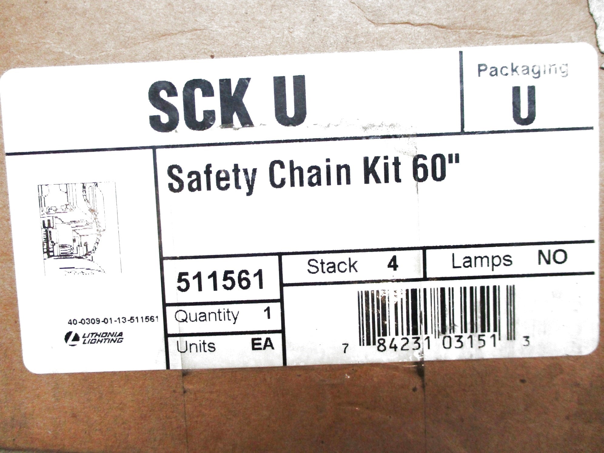 LITHONIA LIGHTING SCKU 60' NSMP