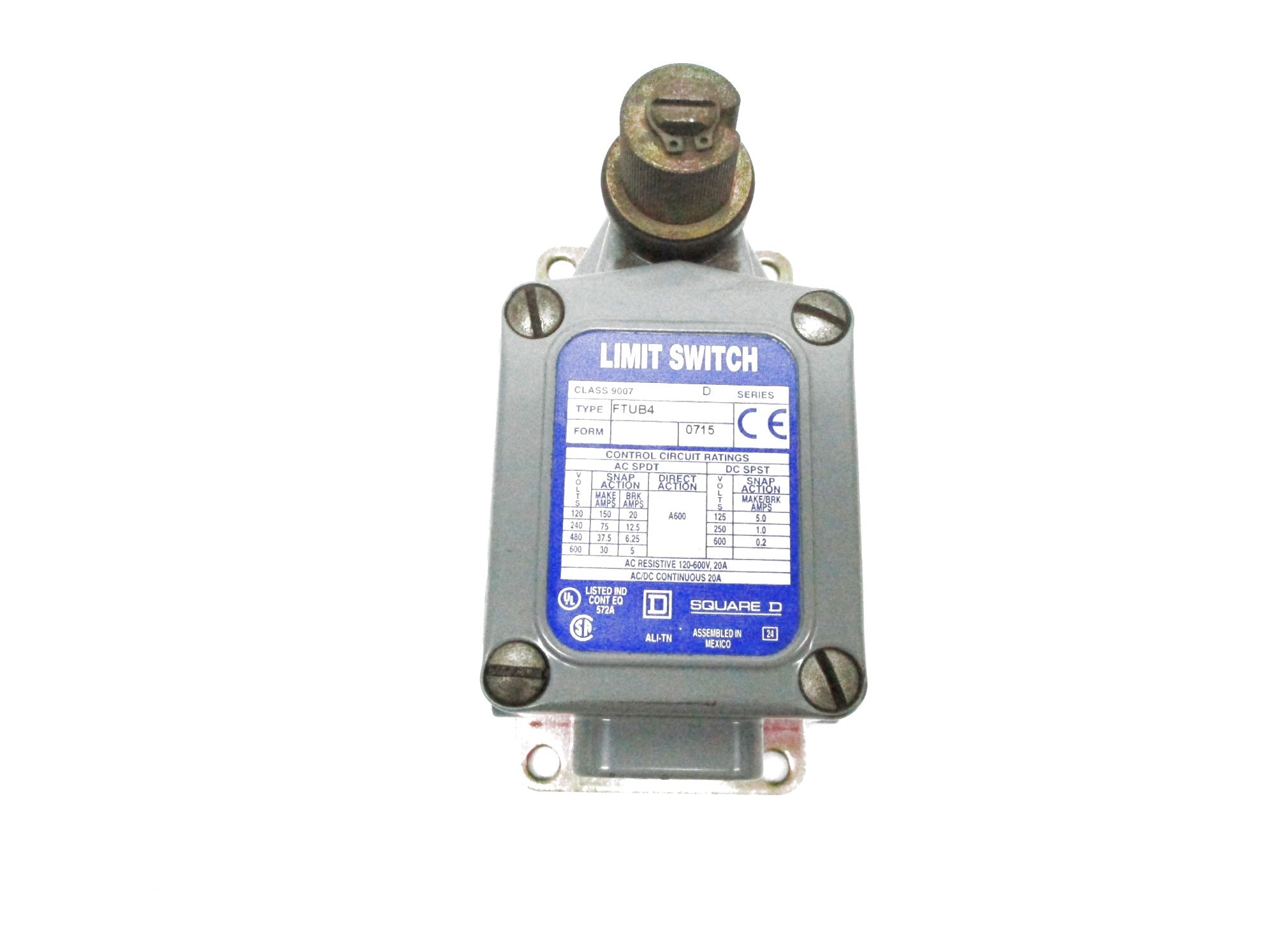 SQUARE D 9007FTUB4 NSNP