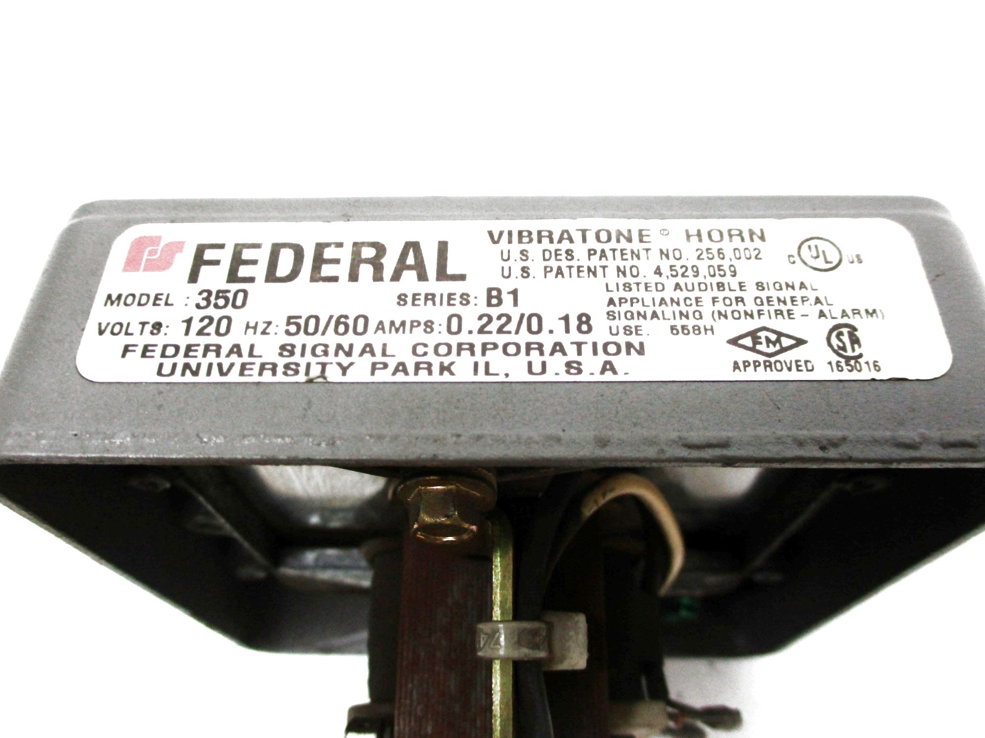 FEDERAL SIGNAL 350-120-30 SER. B1 UNMP