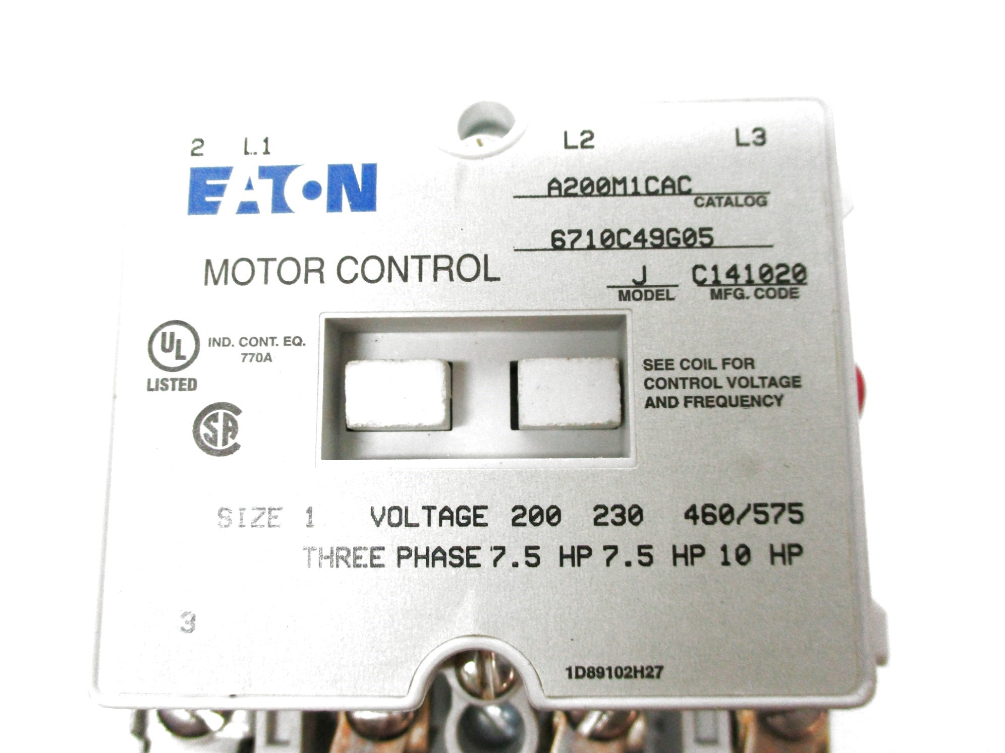 EATON A200M1CAC NSMP