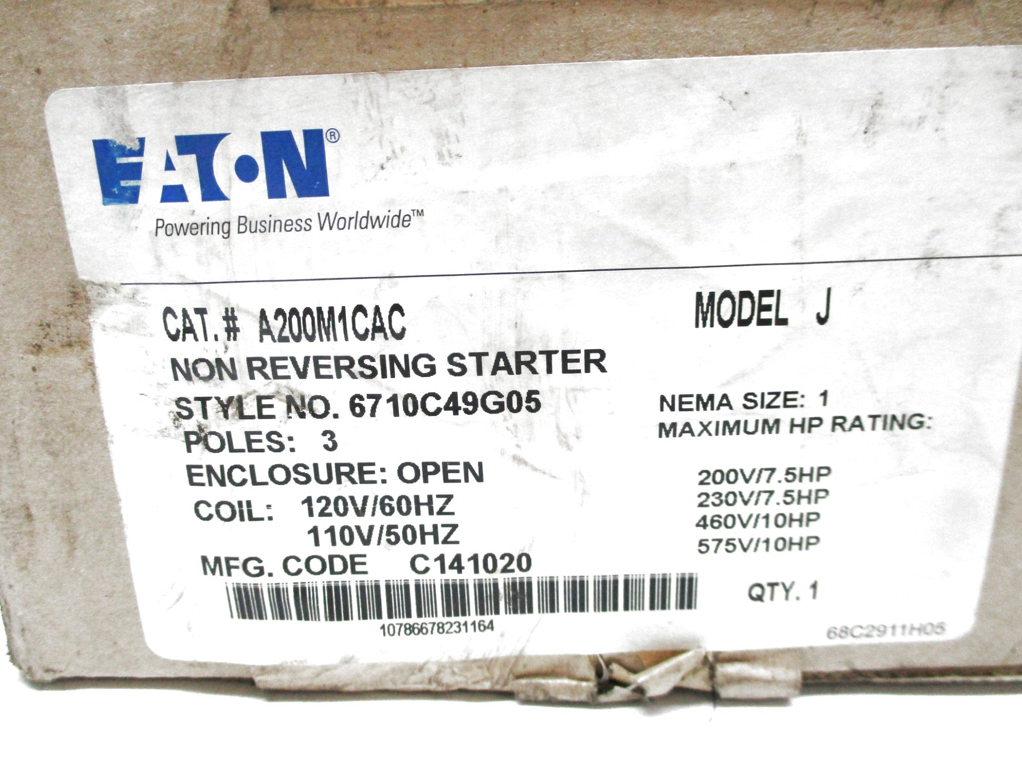 EATON A200M1CAC NSMP
