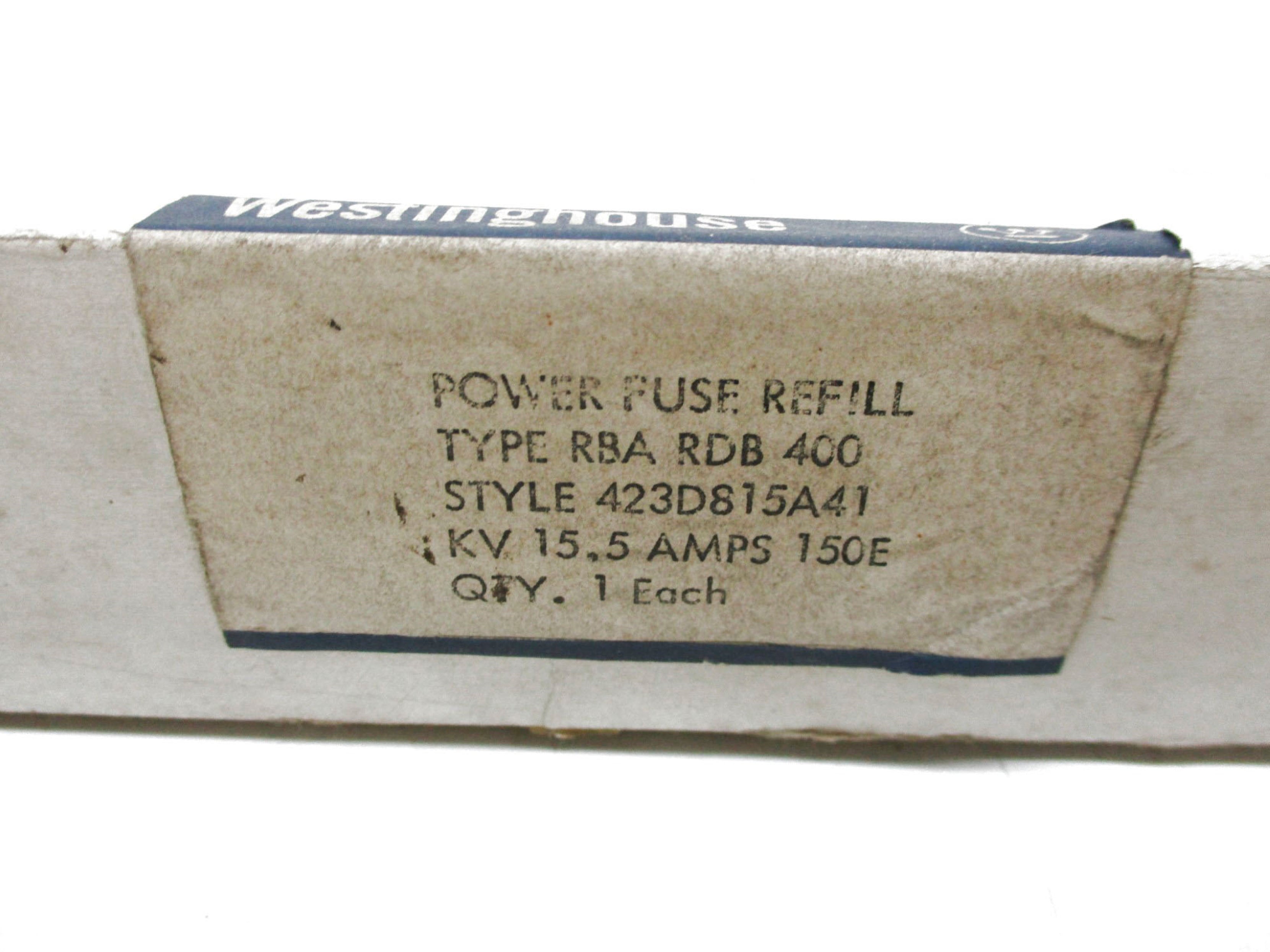 WESTINGHOUSE RBA-RDB-400 (150E) NSMP