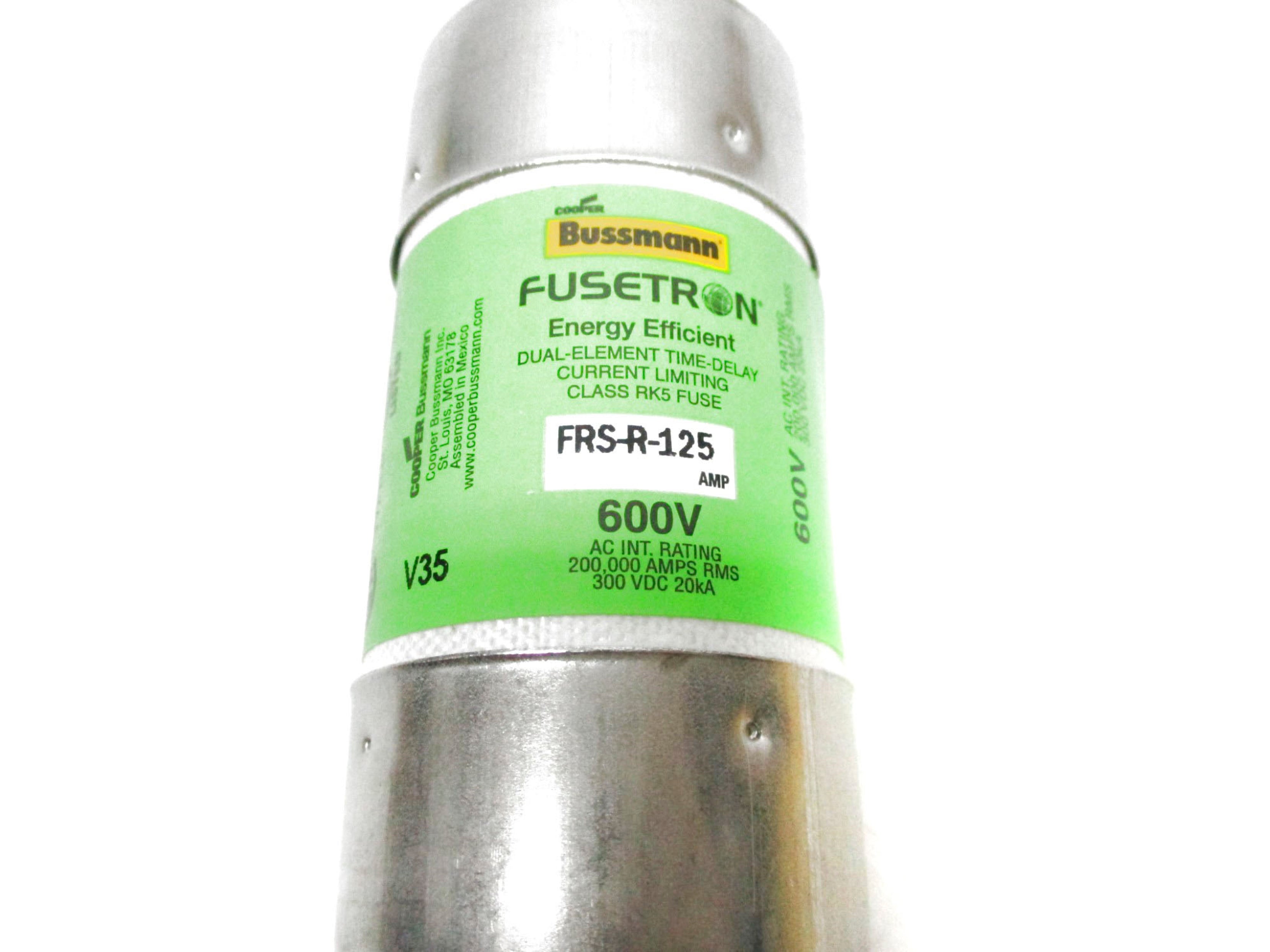 BUSSMANN FRS-R-125 600VAC 125A (YL/GR) NSMP