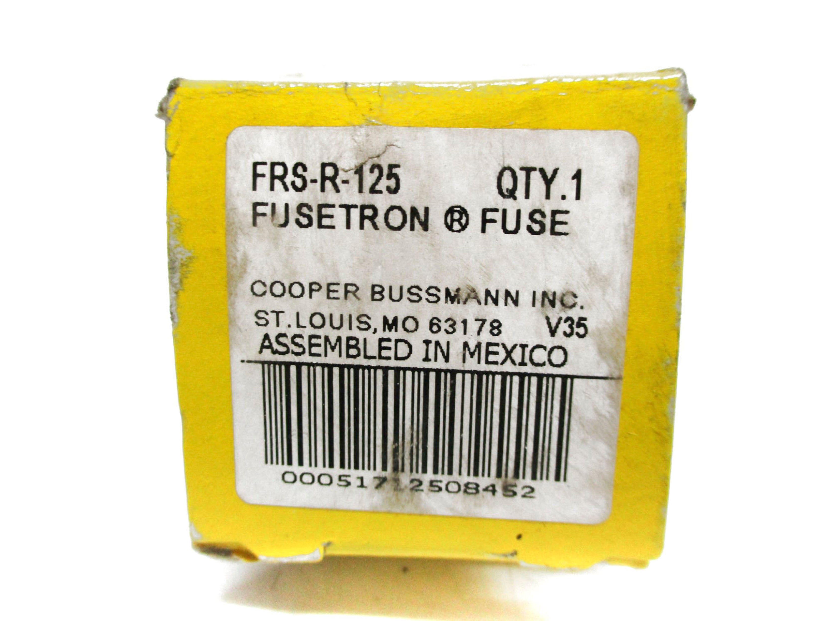 BUSSMANN FRS-R-125 600VAC 125A (YL/GR) NSMP