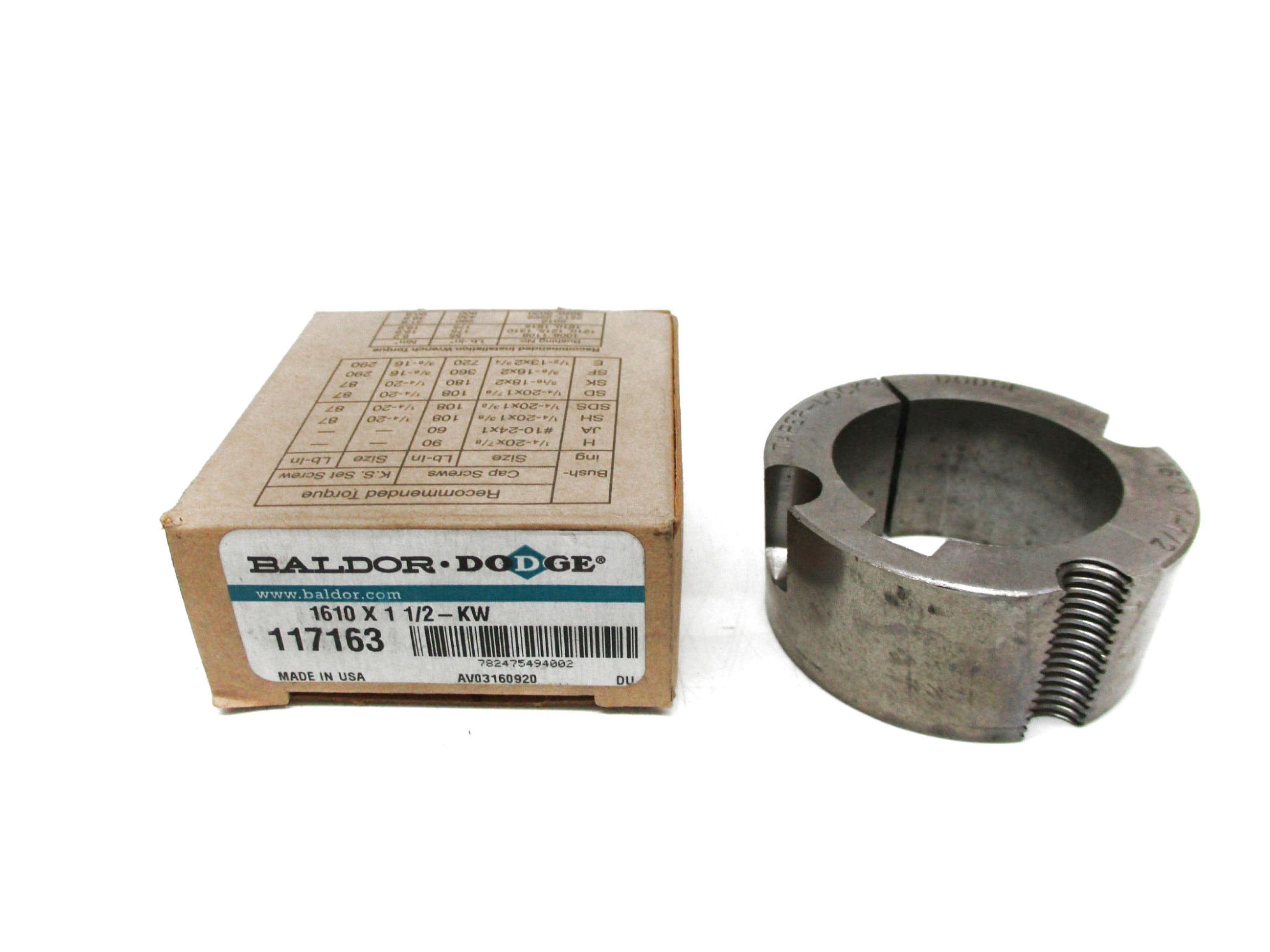 DODGE 1610X1-1/2KW 117163 NSMP