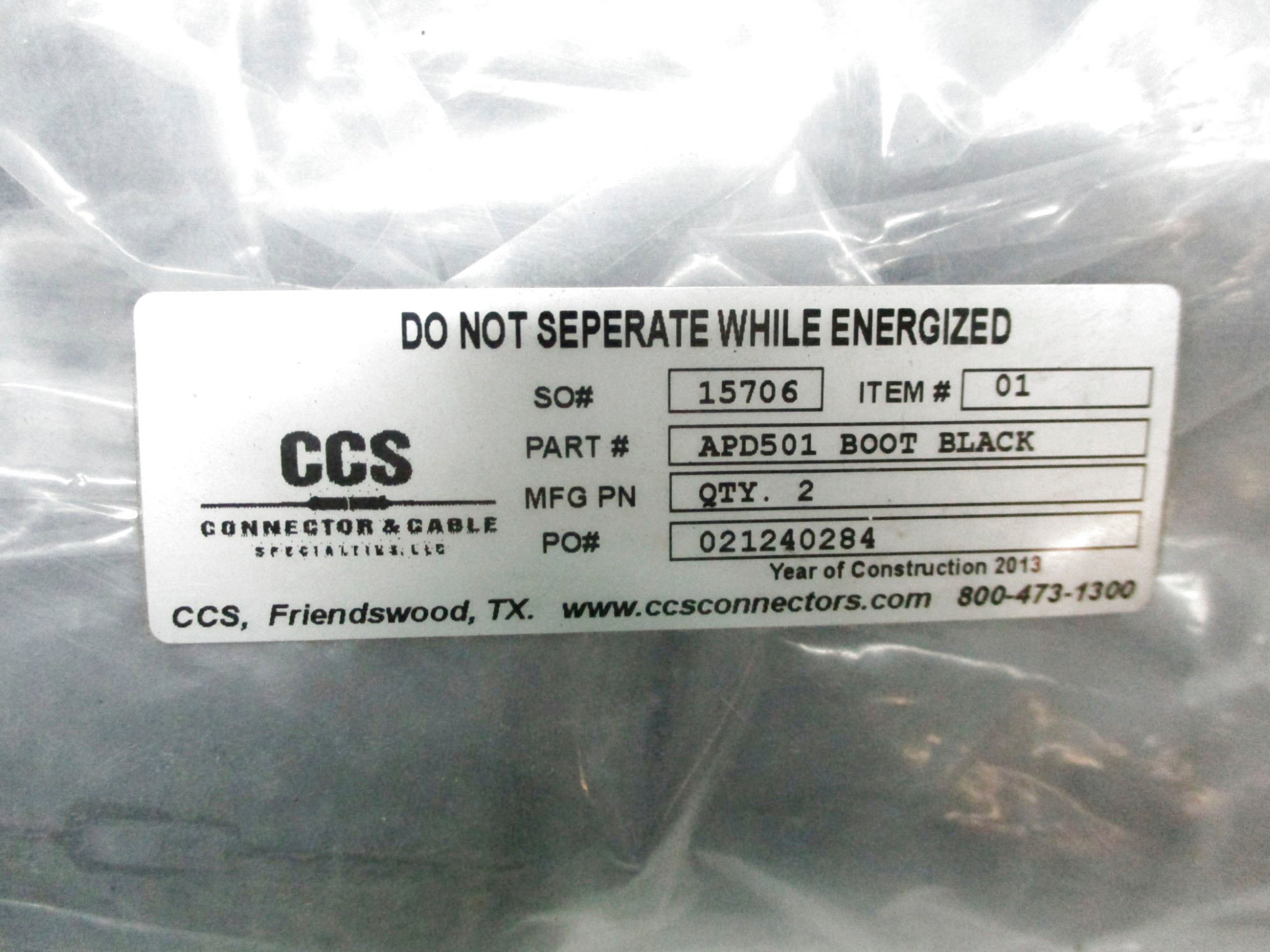 CCS APD501 (BLACK) (PKG OF 2) NSMP