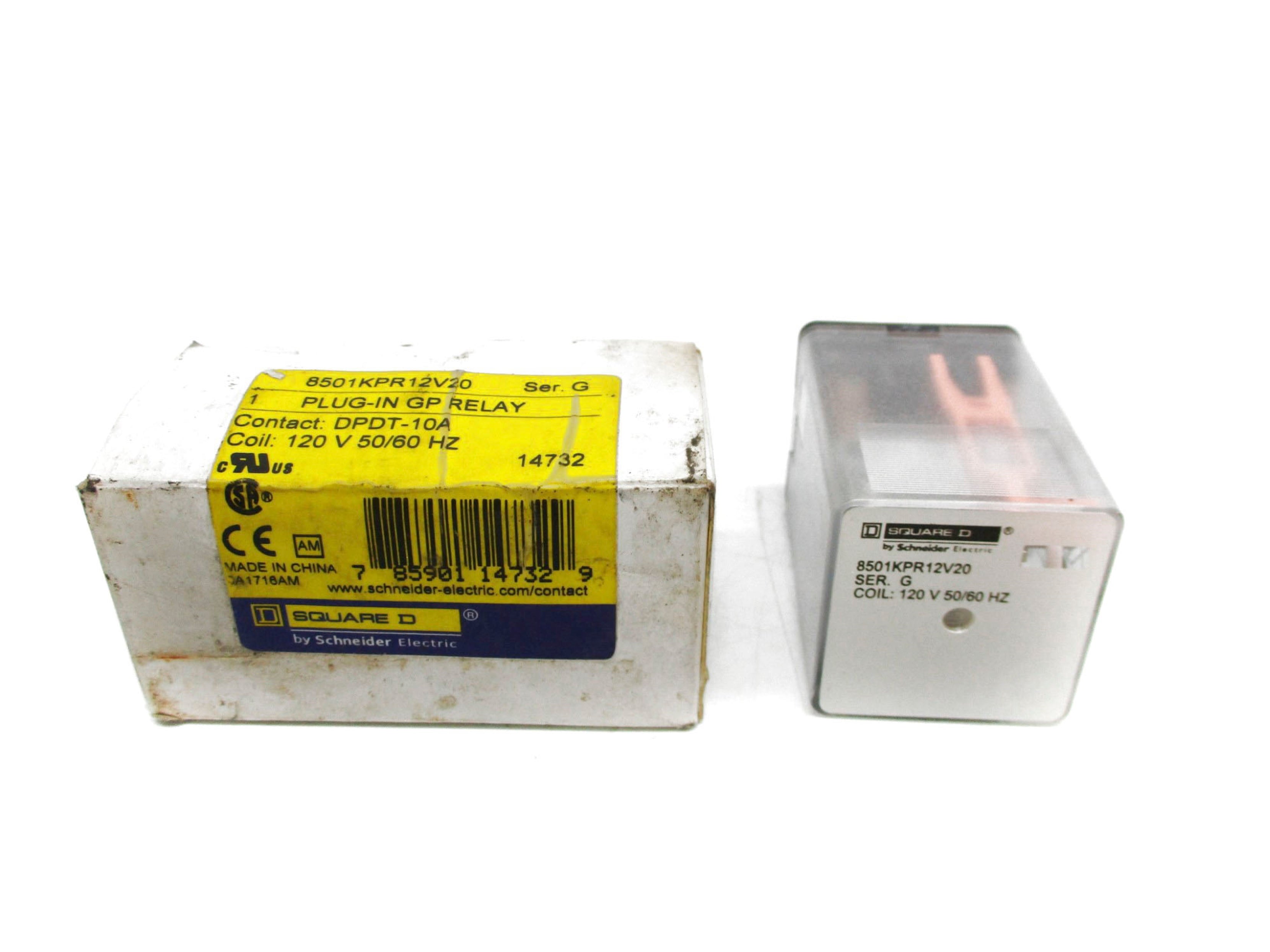 SQUARE D 8501KPR12V20 SER. G 120V NSMP