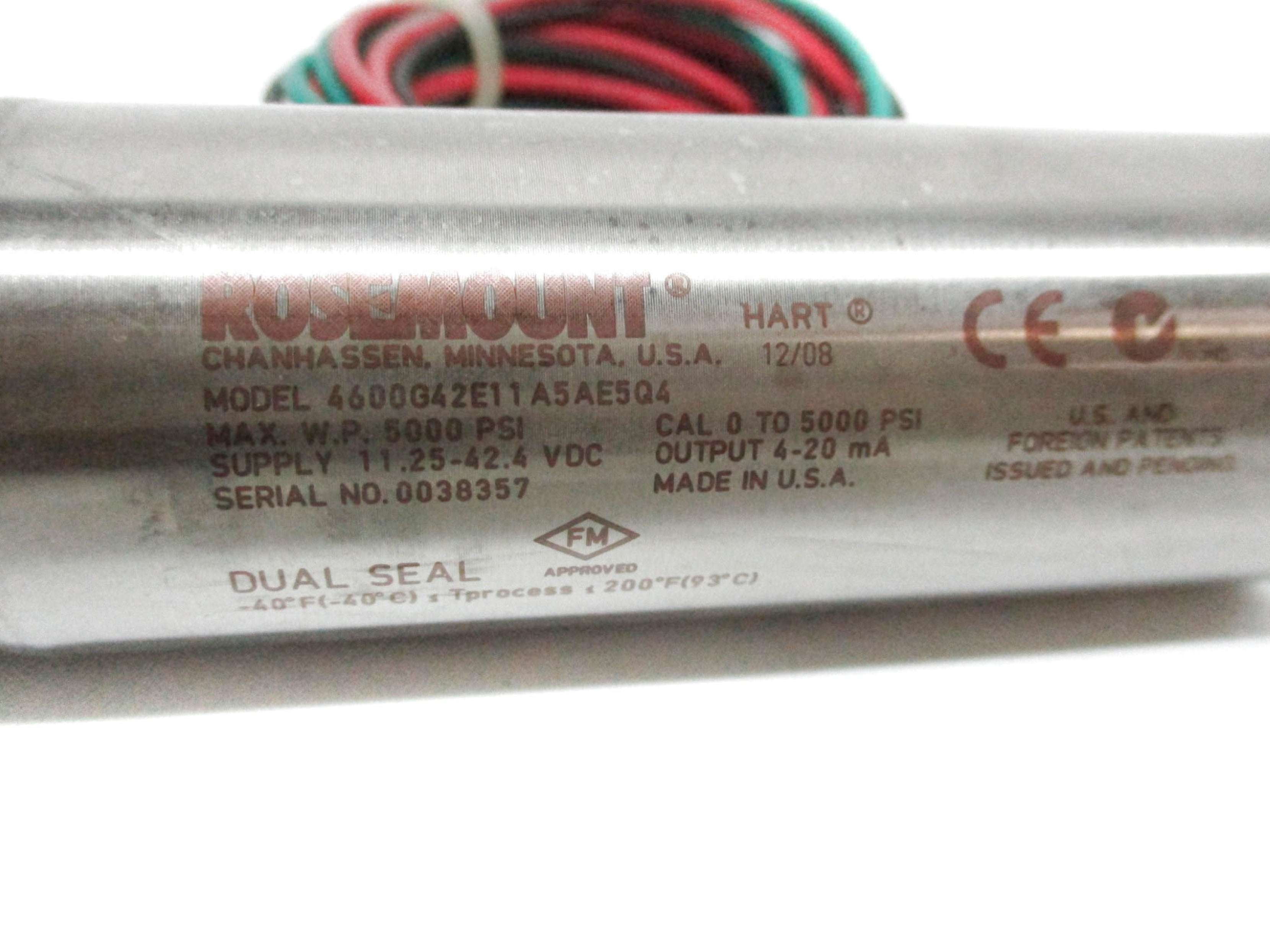 ROSEMOUNT 4600G42E11A5AE5Q4 NSMP