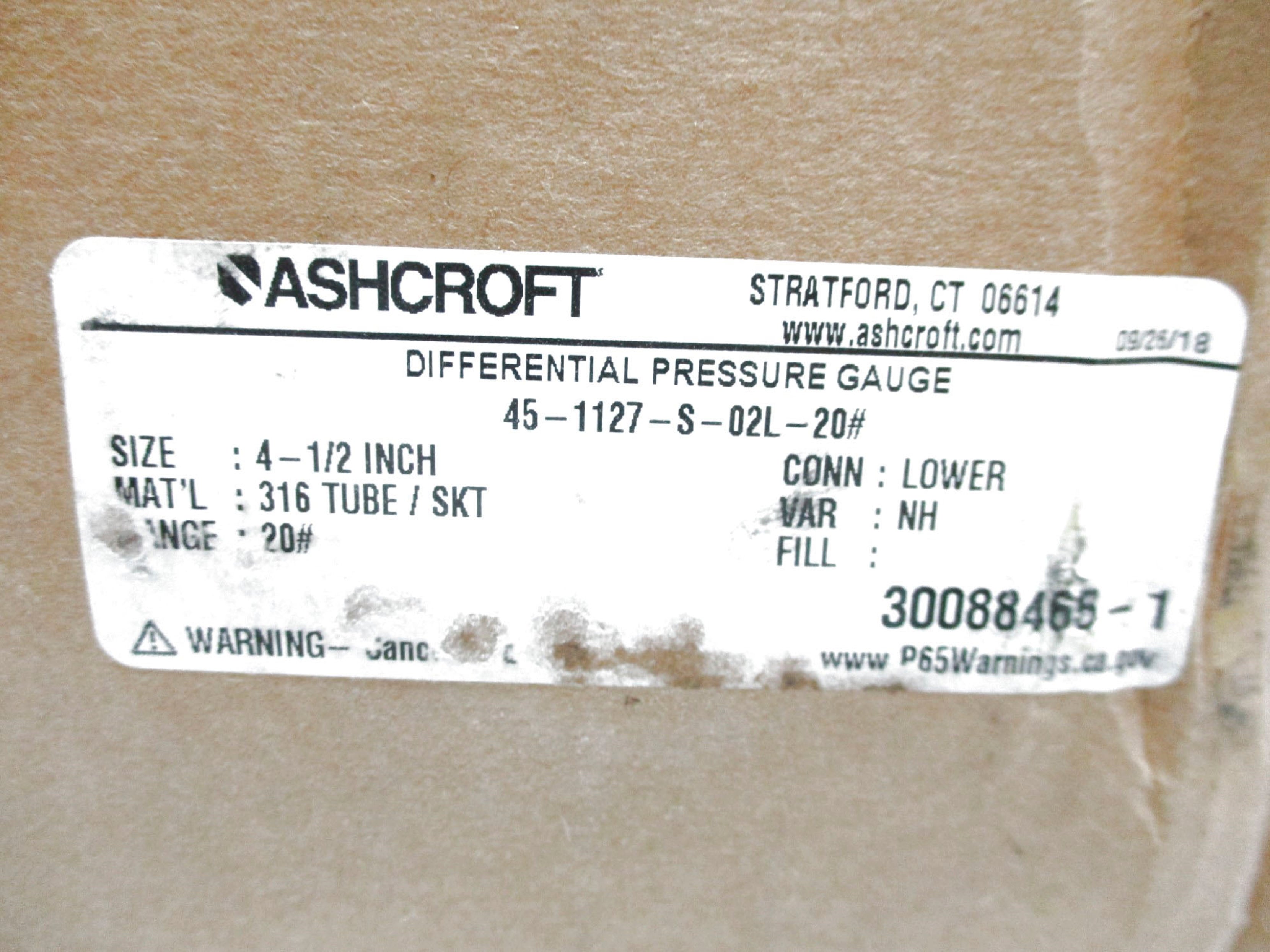 ASHCROFT 45-1127-S-02L-20# NSMP
