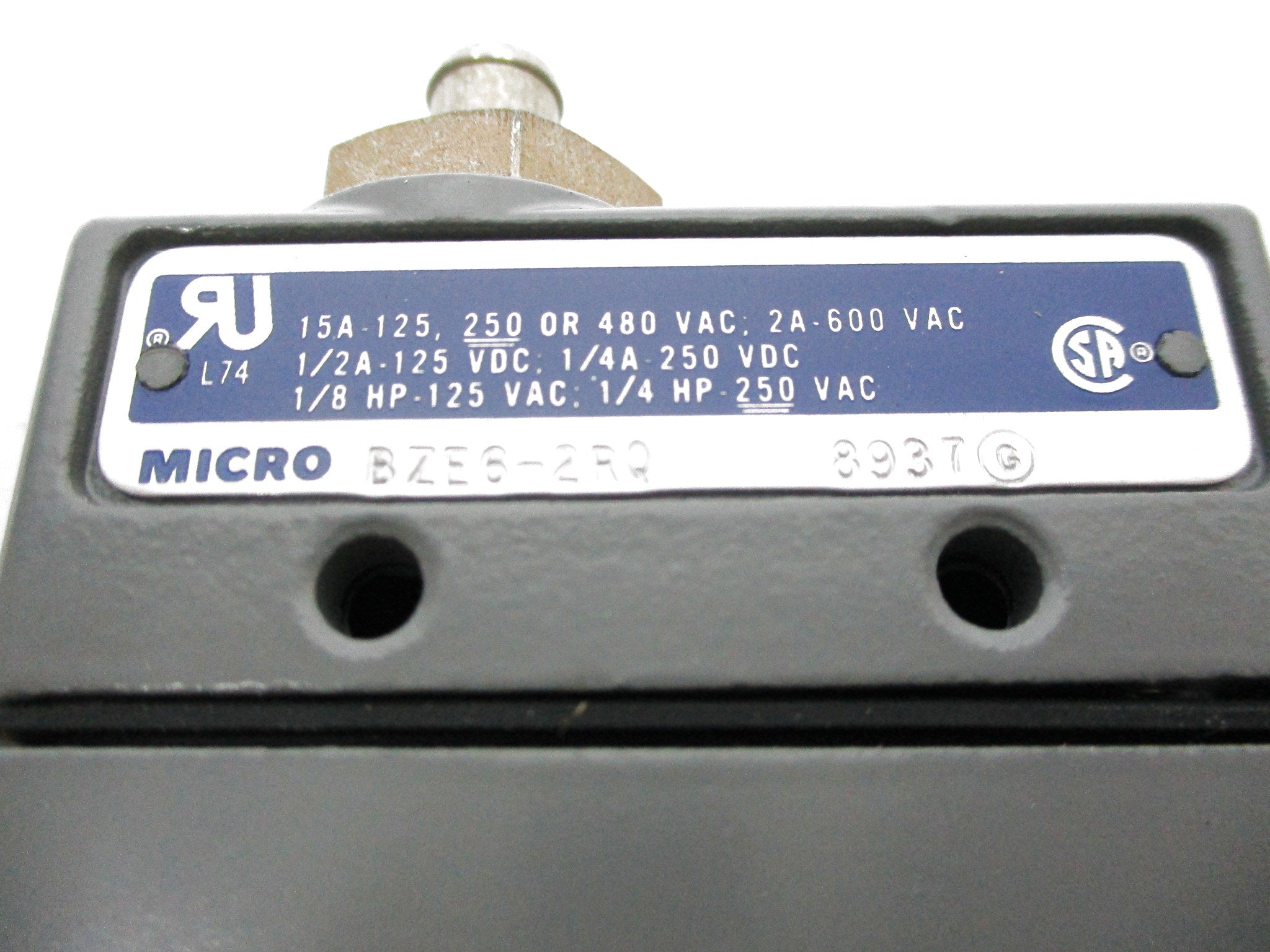 MICRO SWITCH BZE6-2R0 (GREY) (AS PICTURED) NSMP