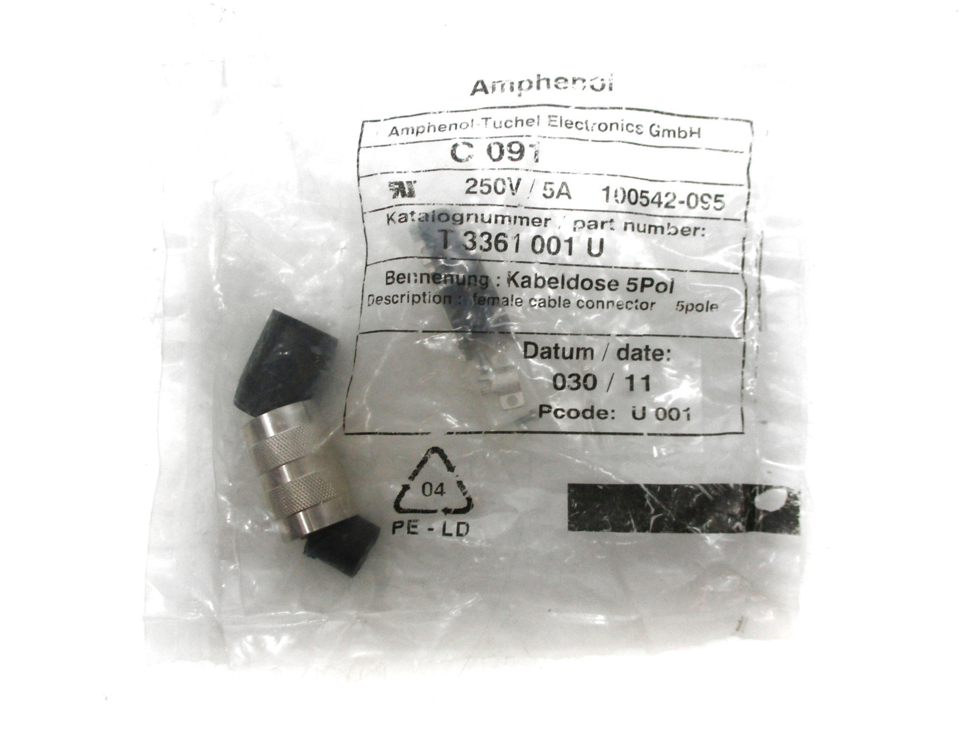 AMPHENOL T3361001U NSMP