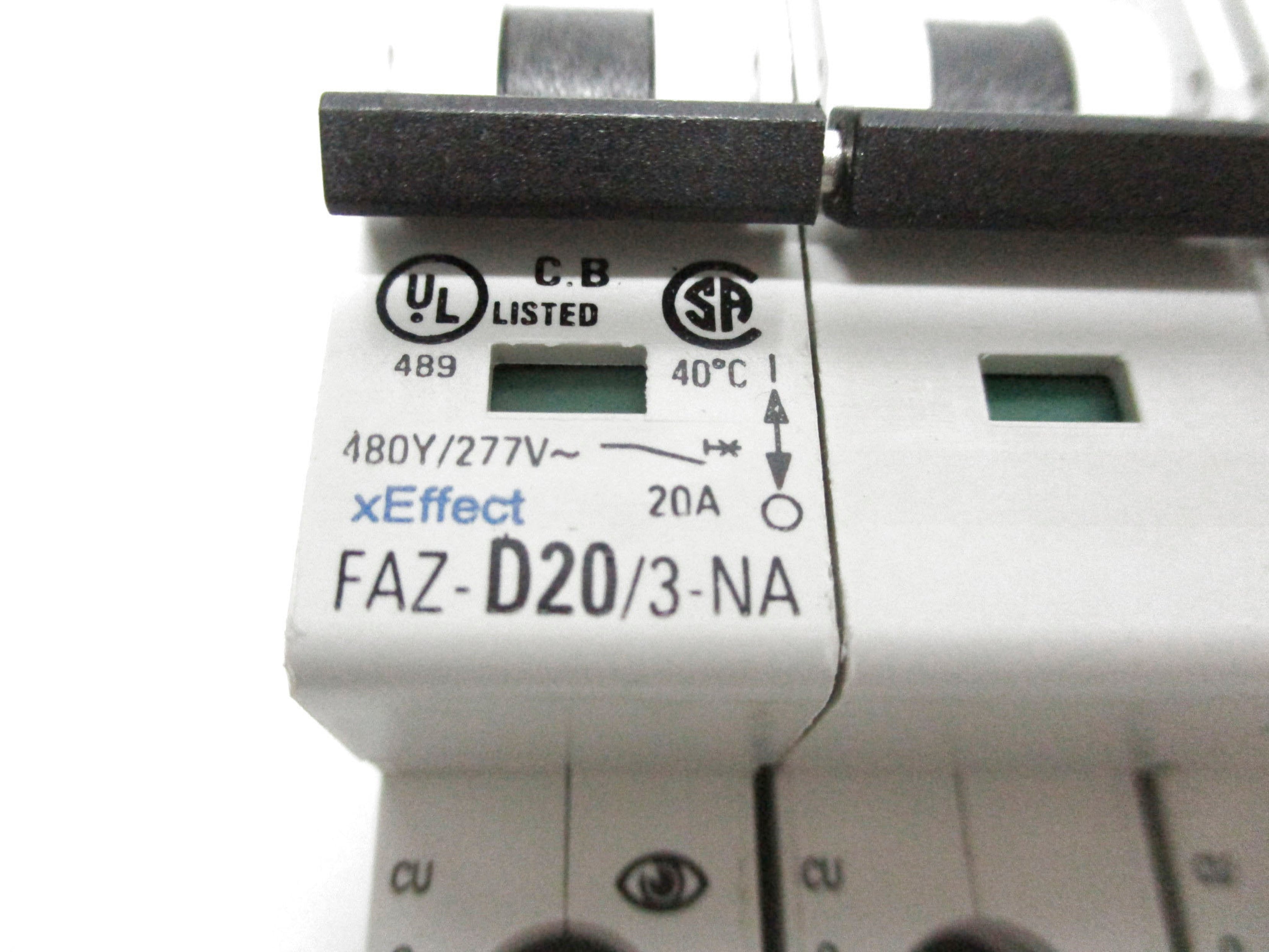 EATON FAZ-D20/3-NA 20A 277VAC NSMP