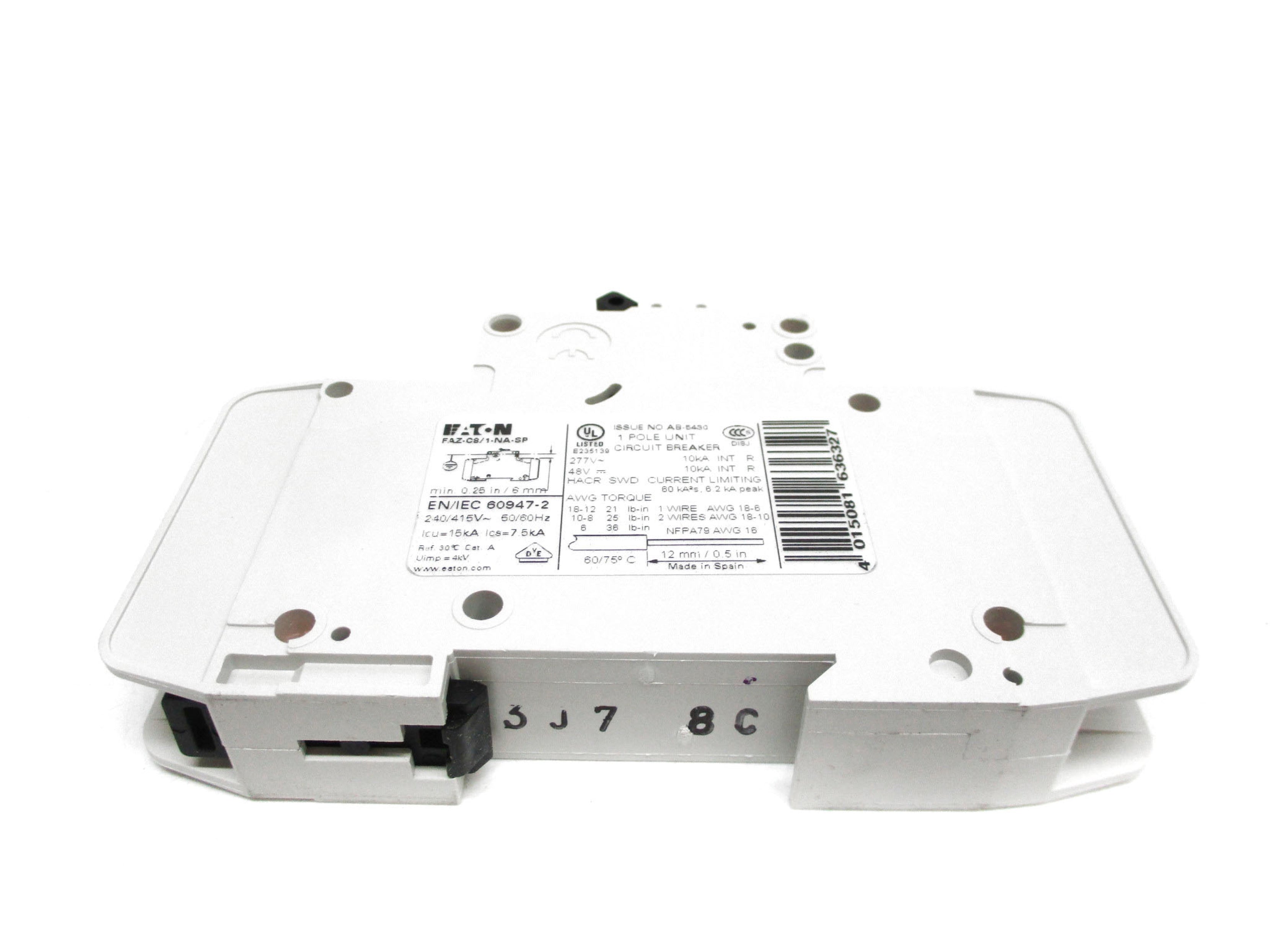 EATON FAZ-C8/1-NA-SP 8A 277VAC NSMP