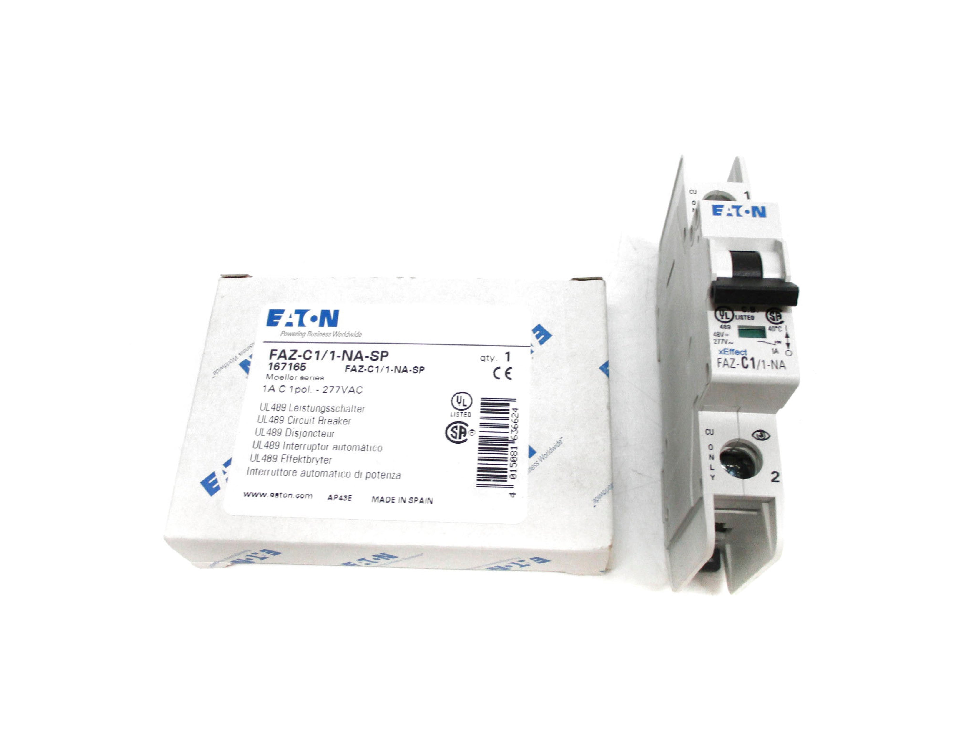 EATON FAZ-C1/1-NA-SP 167175 277VAC 1A NSMP