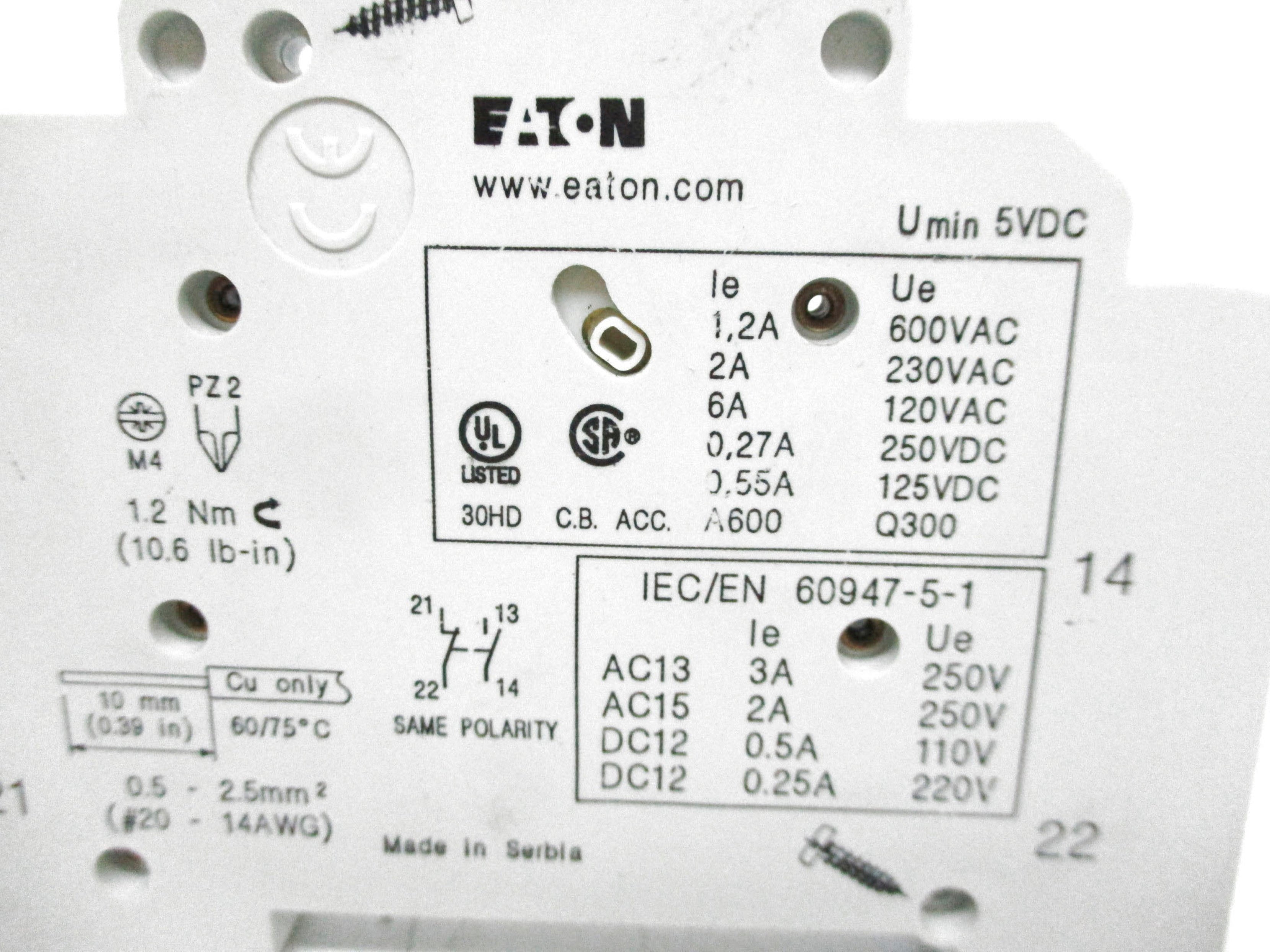EATON WMZTAUX NSNP