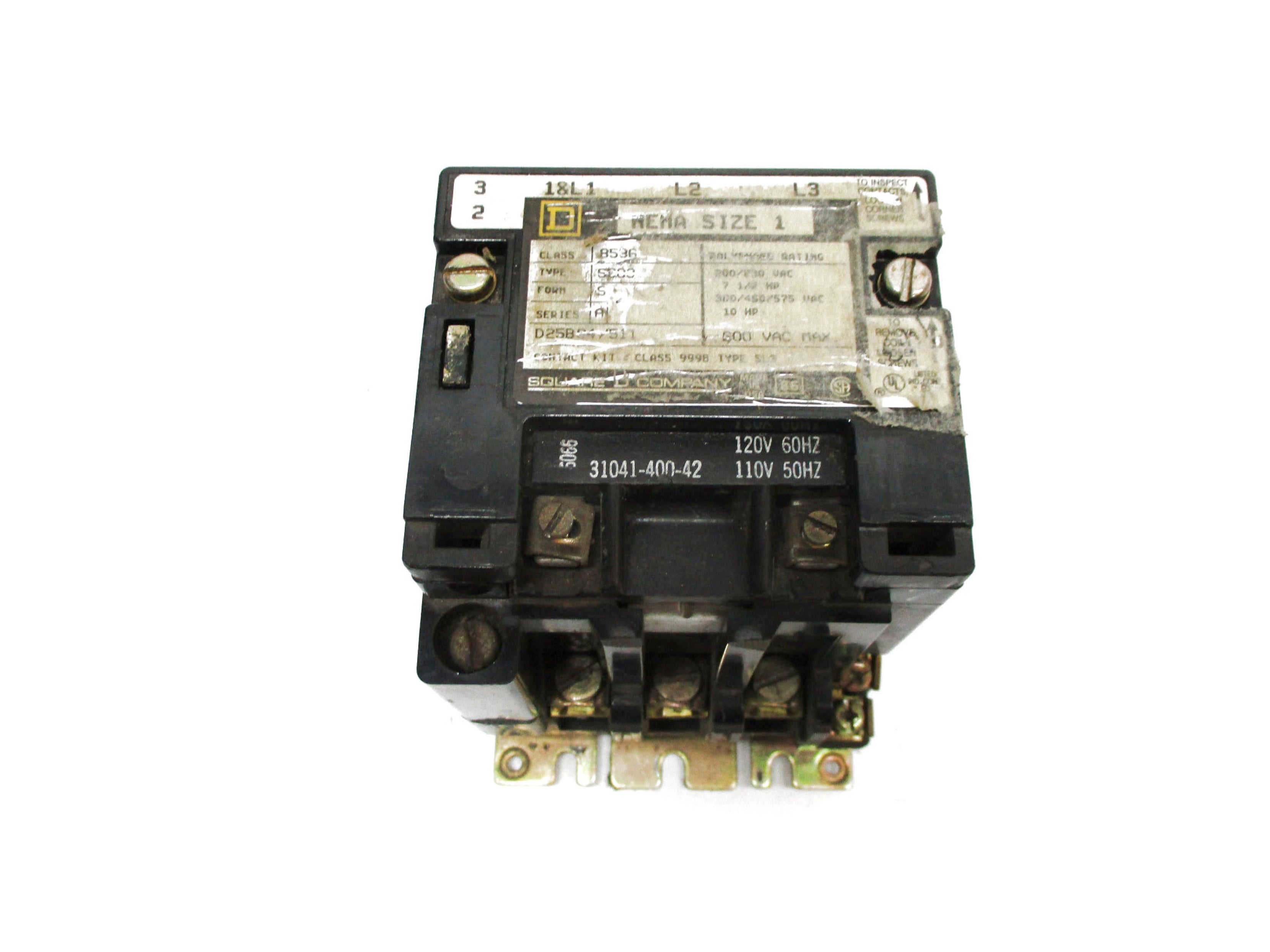 SQUARE D 8536SCO3S SER. A 110/120V (AS PICTURED) UNMP