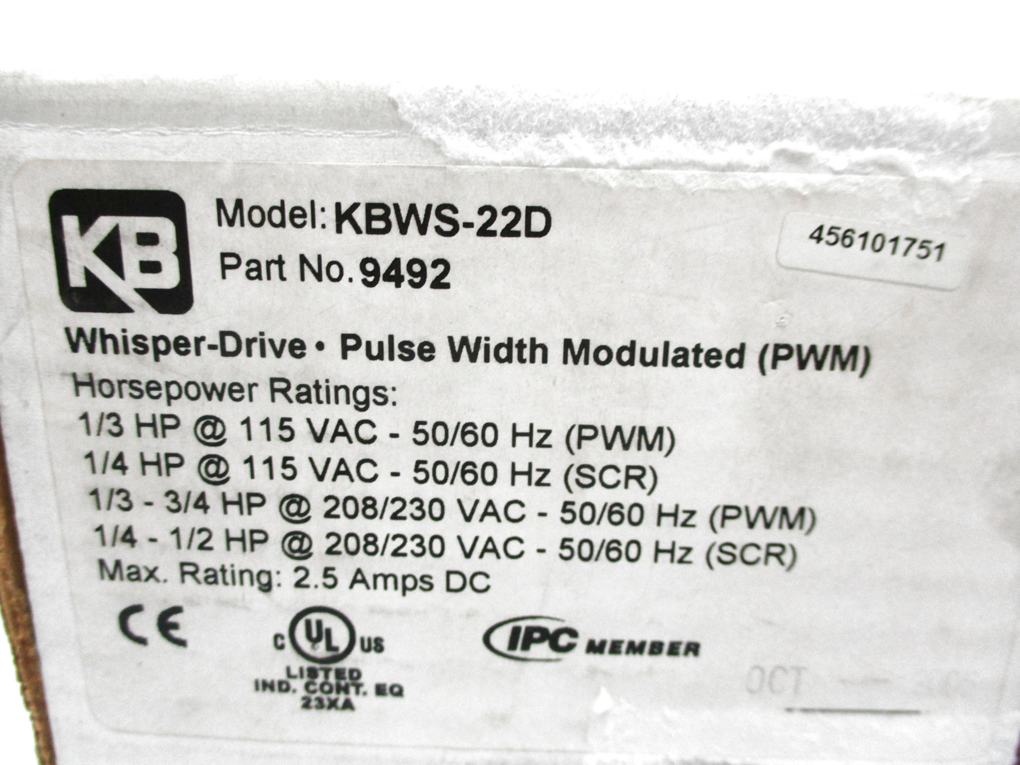KB KBWS-22D (9492) NSMP