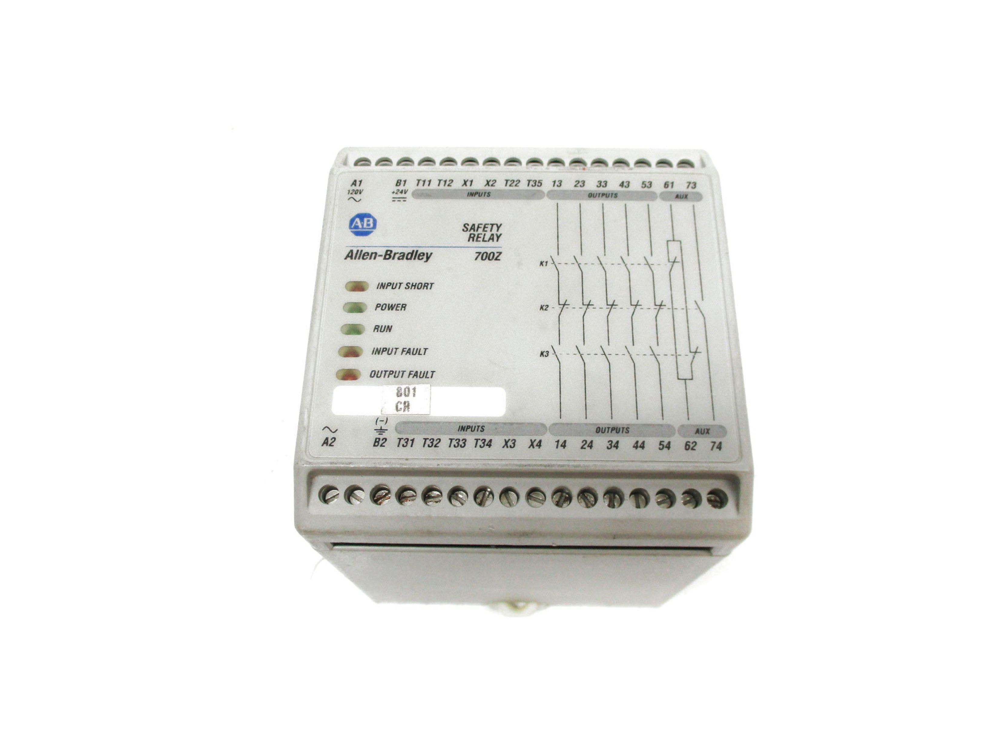 ALLEN BRADLEY 700-ZBR520AZ1 SER. A 120V UNMP