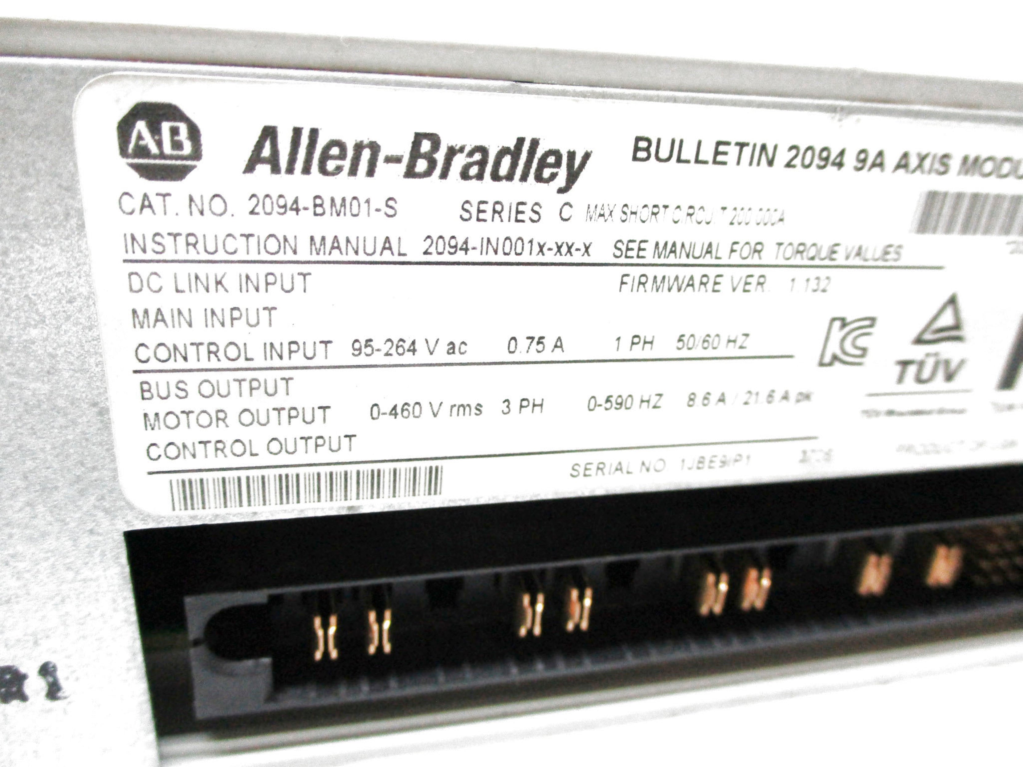 ALLEN BRADLEY 2094-BM01-S SER. C F/W 1.132 UNMP