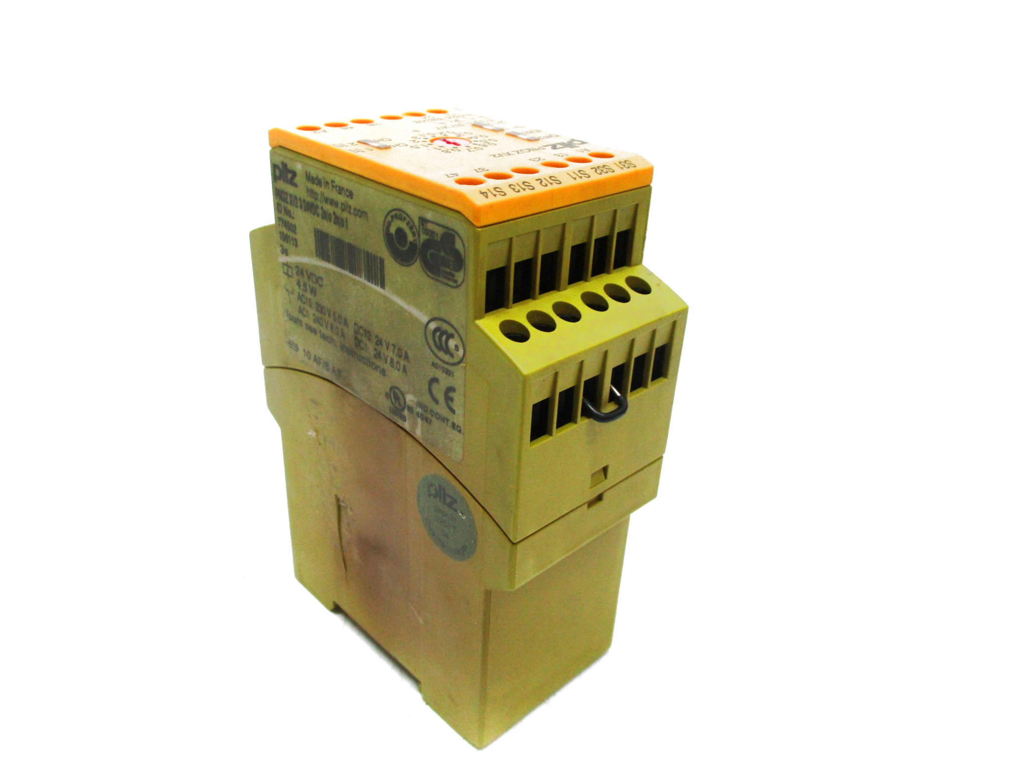 PILZ PNOZ-XV2-3/24VDC-2N/O-2N/OT 24VDC 240VAC (AS PICTURED) UNMP