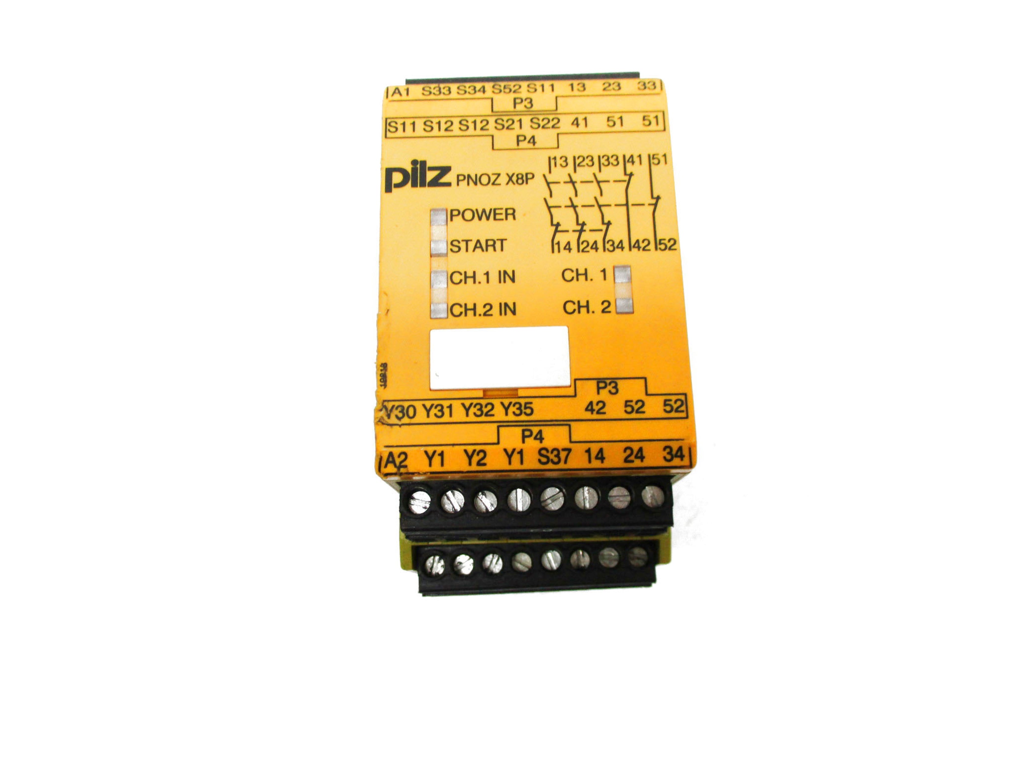PILZ PNOZ-X8P-24VDC-3N/O-2N/C-2SO 24VDC 240VAC UNMP