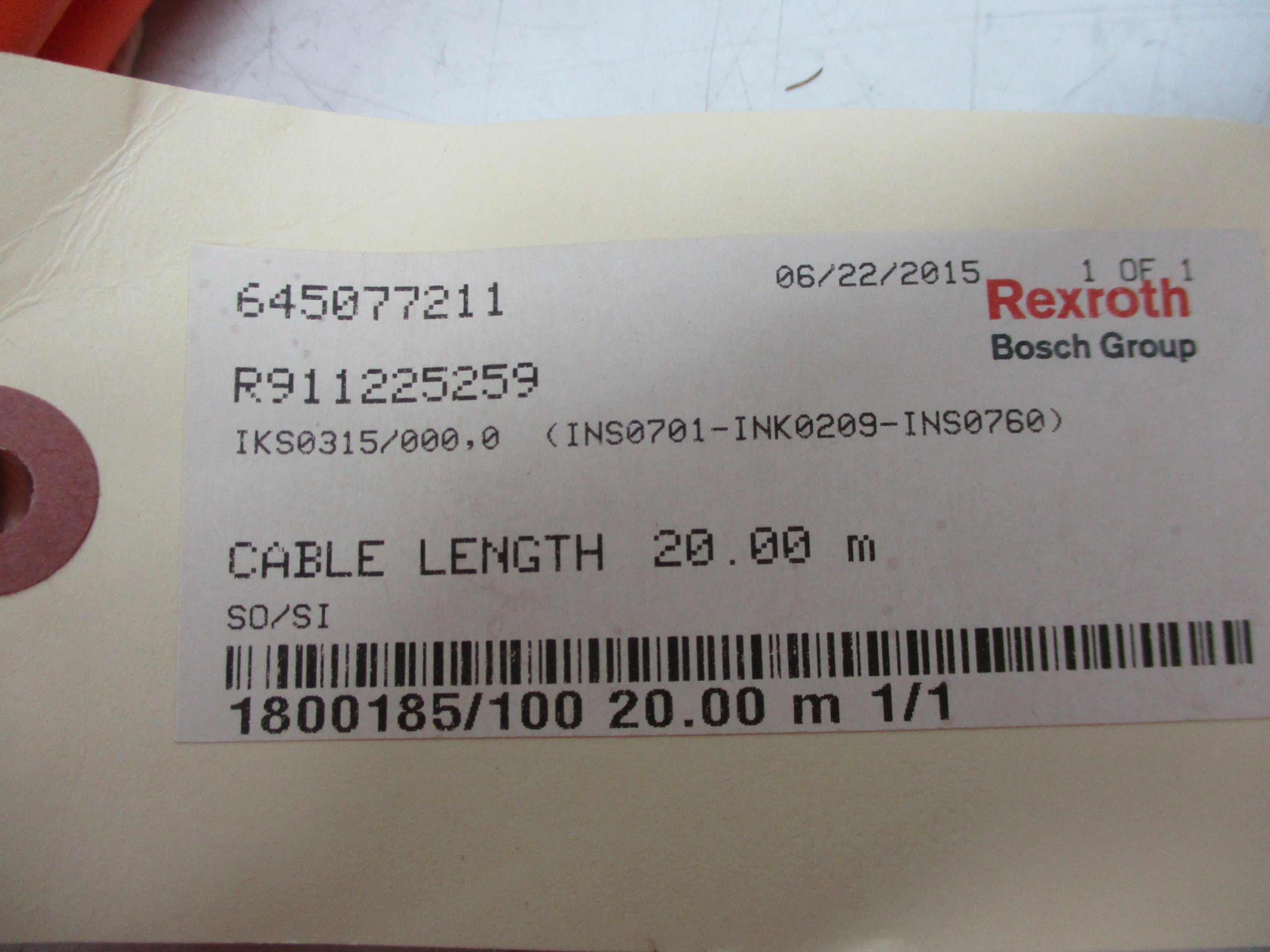 REXROTH IKS0315 R911225259 NSNP