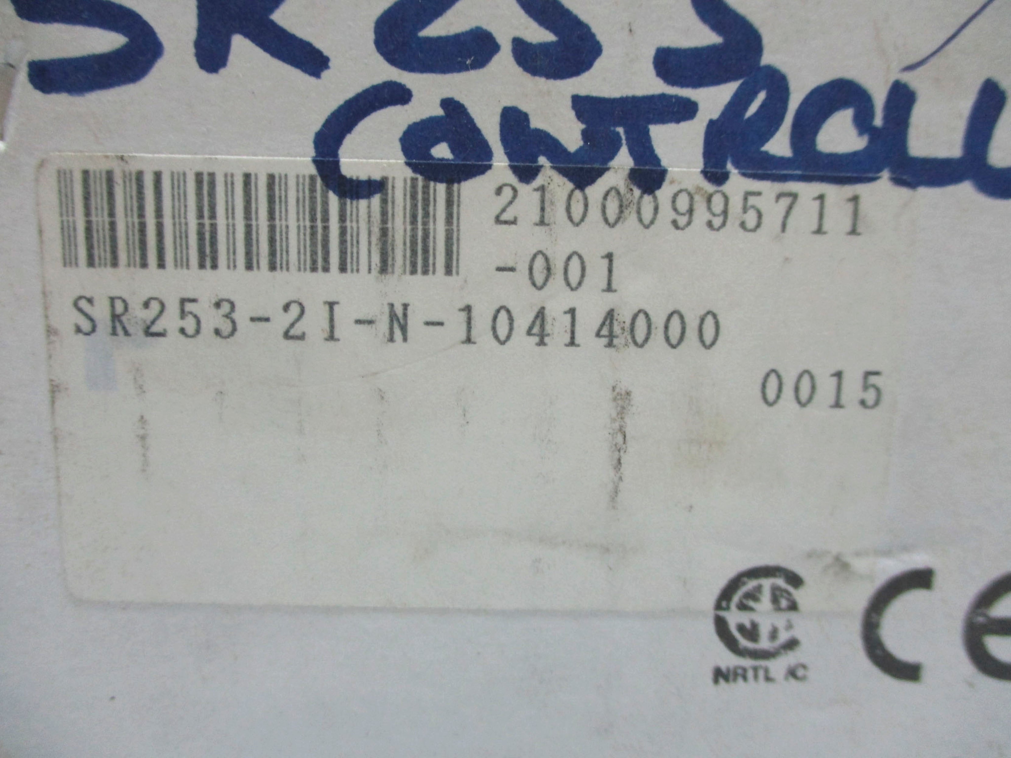 SHIMADEN SR253-2I-N-10414000 NSMP