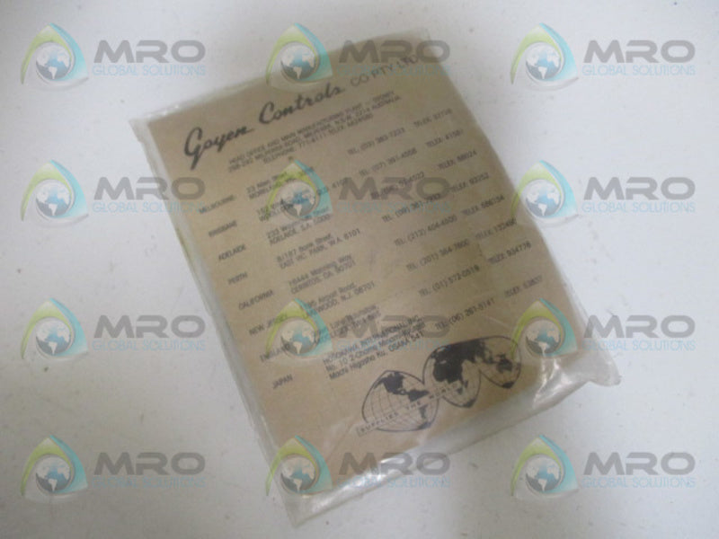 GOYEN M1182 DIAPHRAGM KIT *NEW IN ORIGINAL PACKAGE*