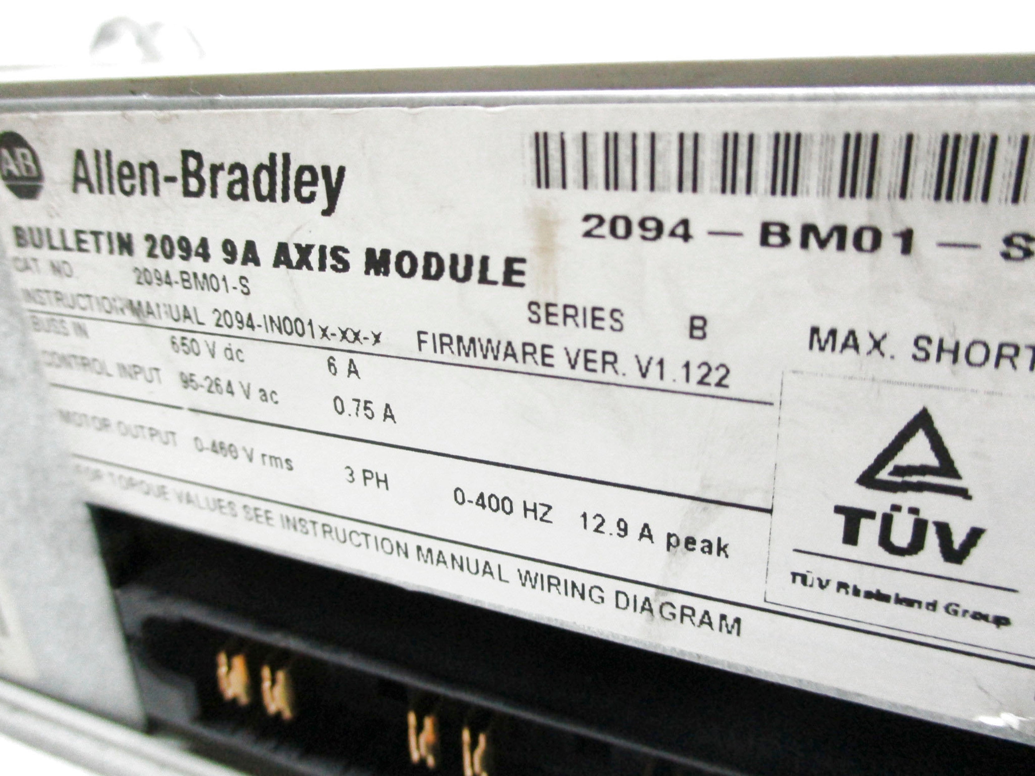 ALLEN BRADLEY 2094-BM01-S SER. B F/W 1.122 UNMP