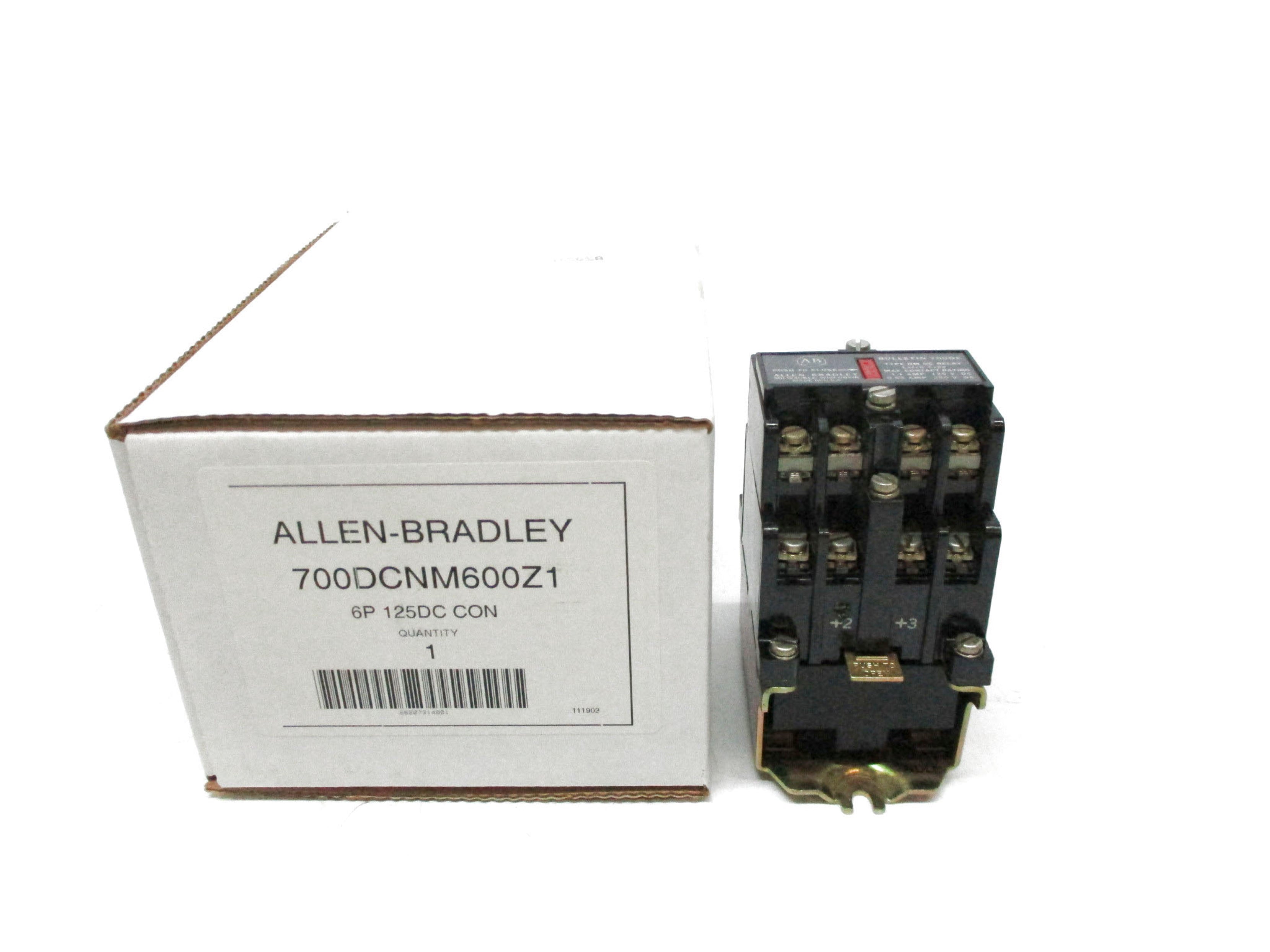ALLEN BRADLEY 700DC-NM600Z SER. B 115-125VDC (WH) NSMP