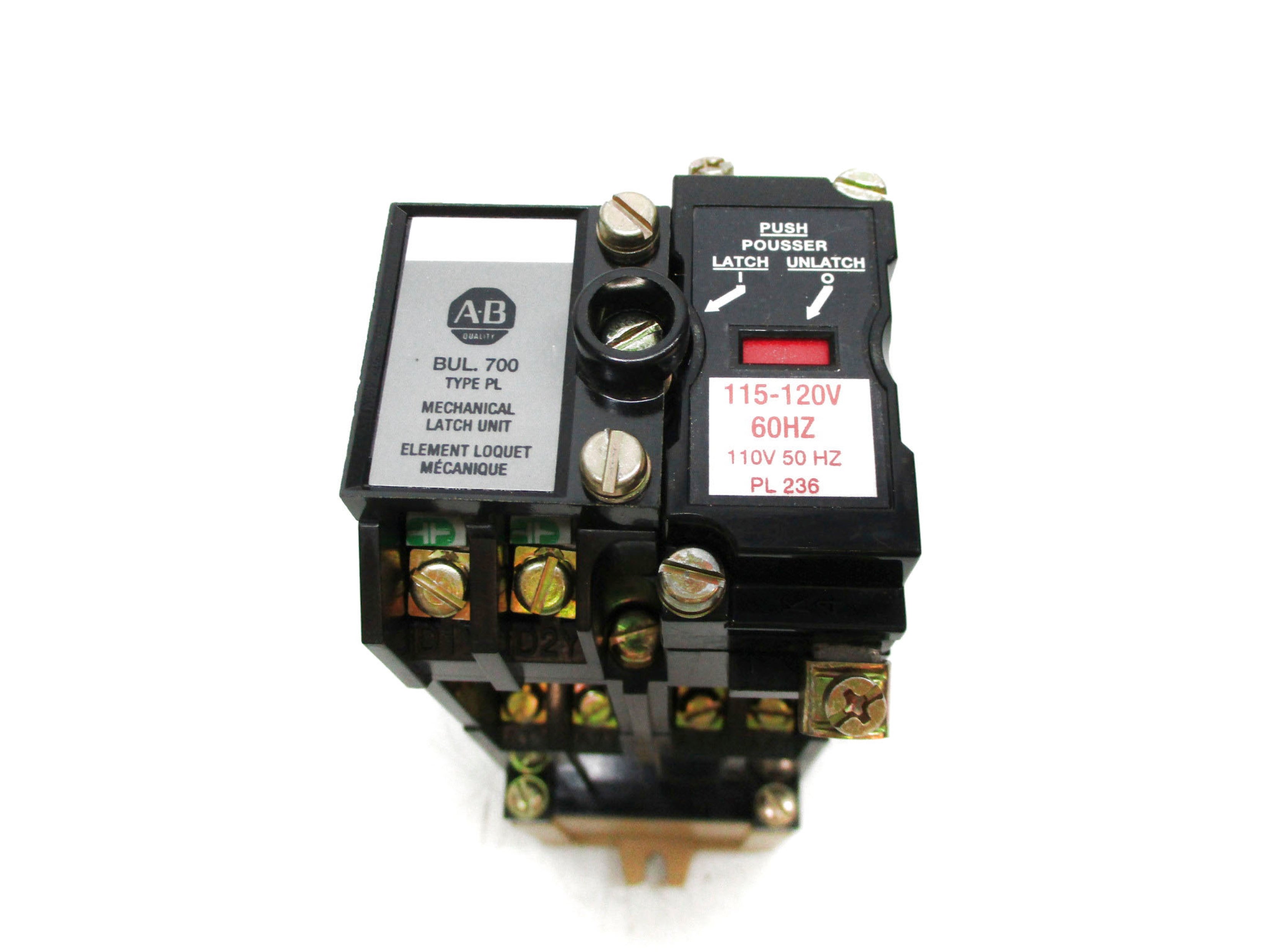 ALLEN BRADLEY 700-PL600A1 SER. C 110/115/120V (WH)  NSMP
