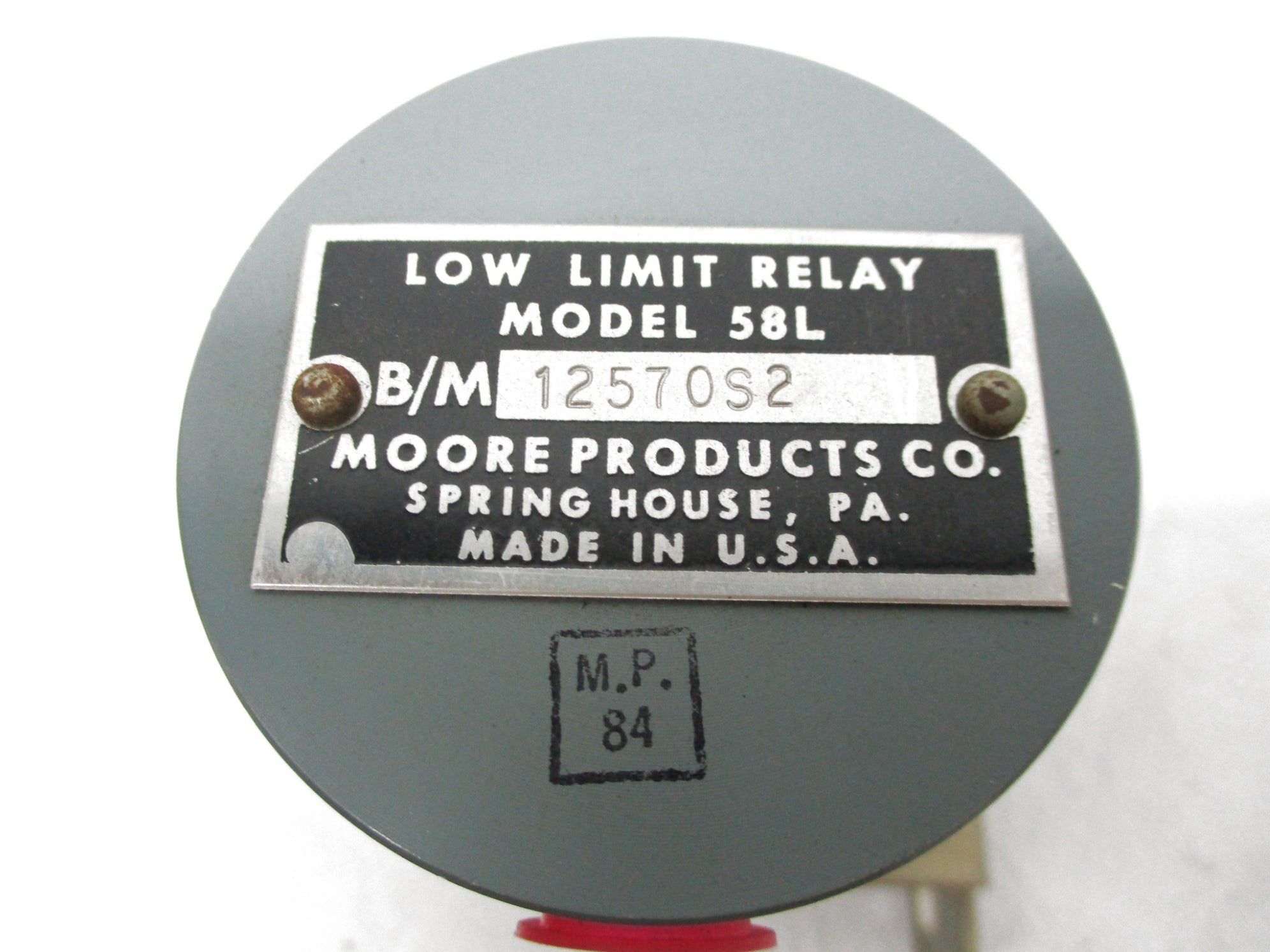 MOORE PRODUCTS 58-L 12570S2 NSMP
