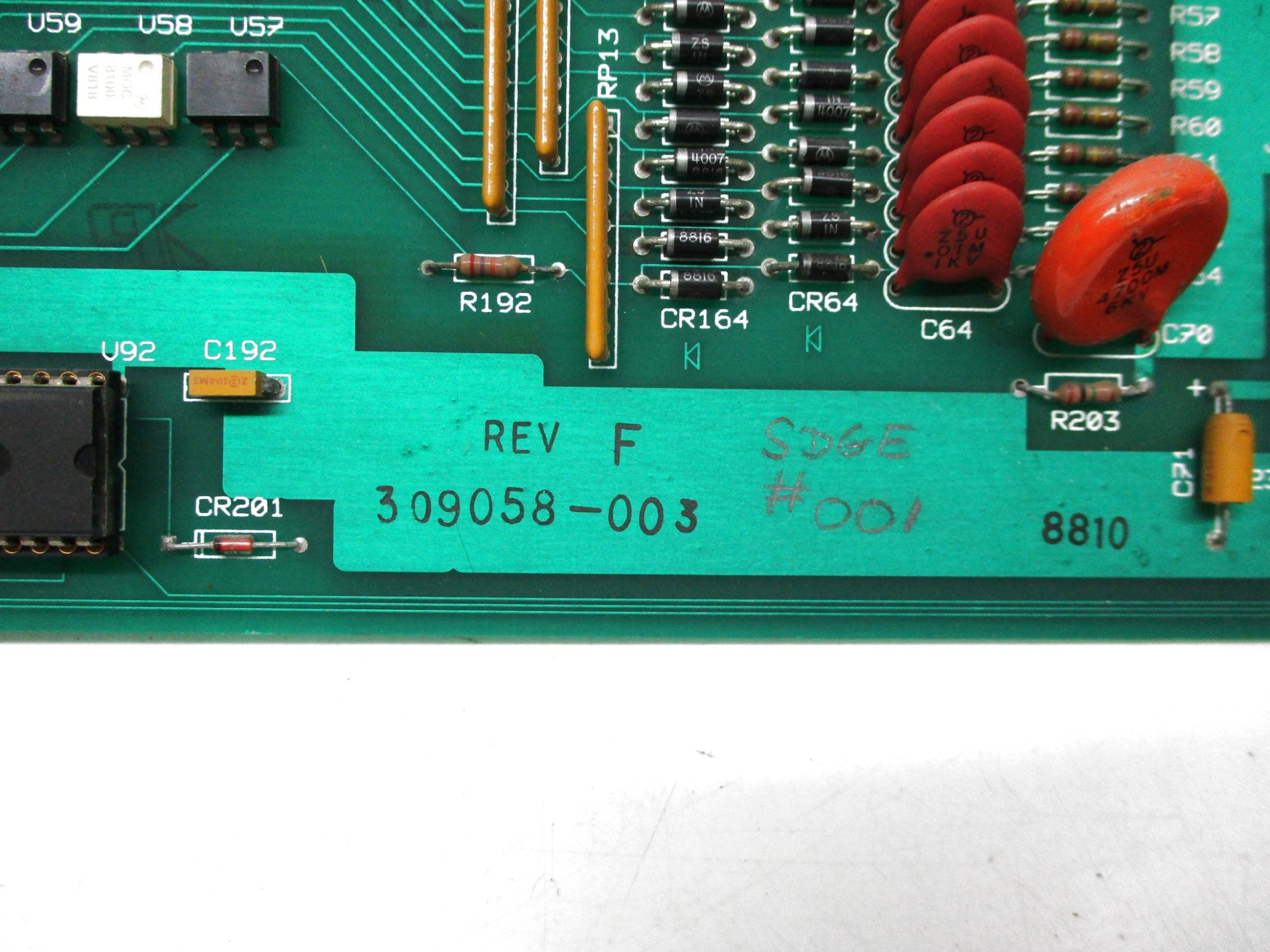 BETA PRODUCTS 309058-003 REV. F UNMP