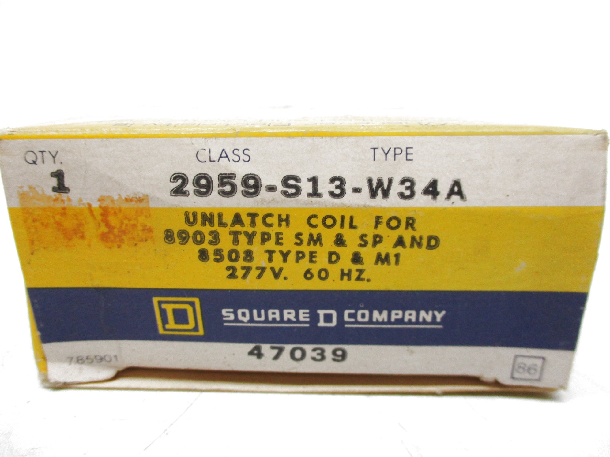 SQUARE D 2959-S13-W34A 277V NSMP