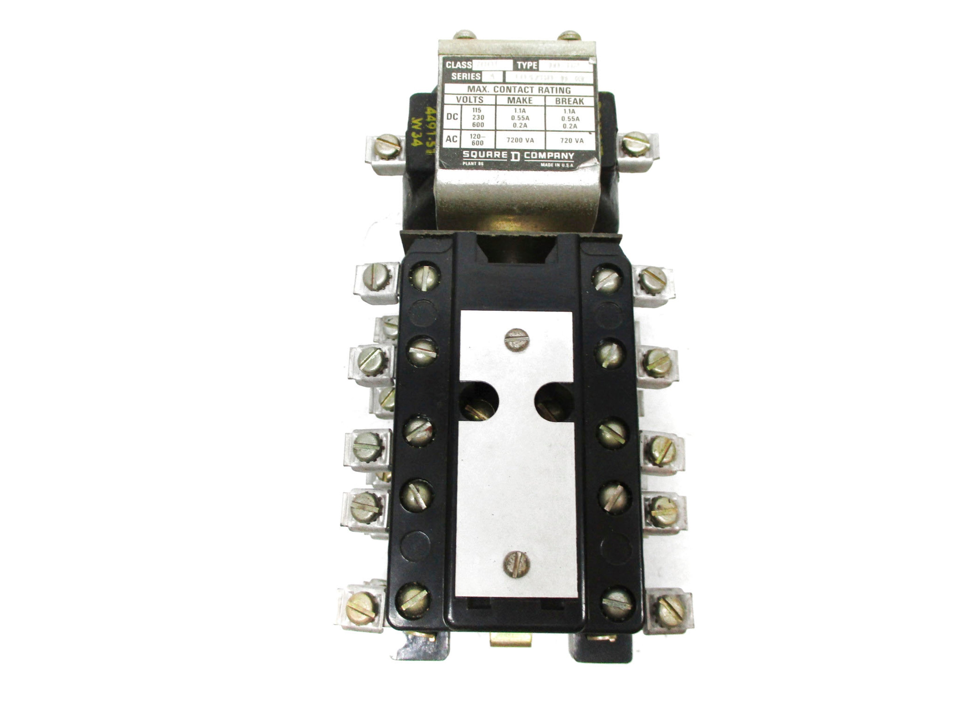 SQUARE D 7001-D082 SER. A 125VDC UNMP