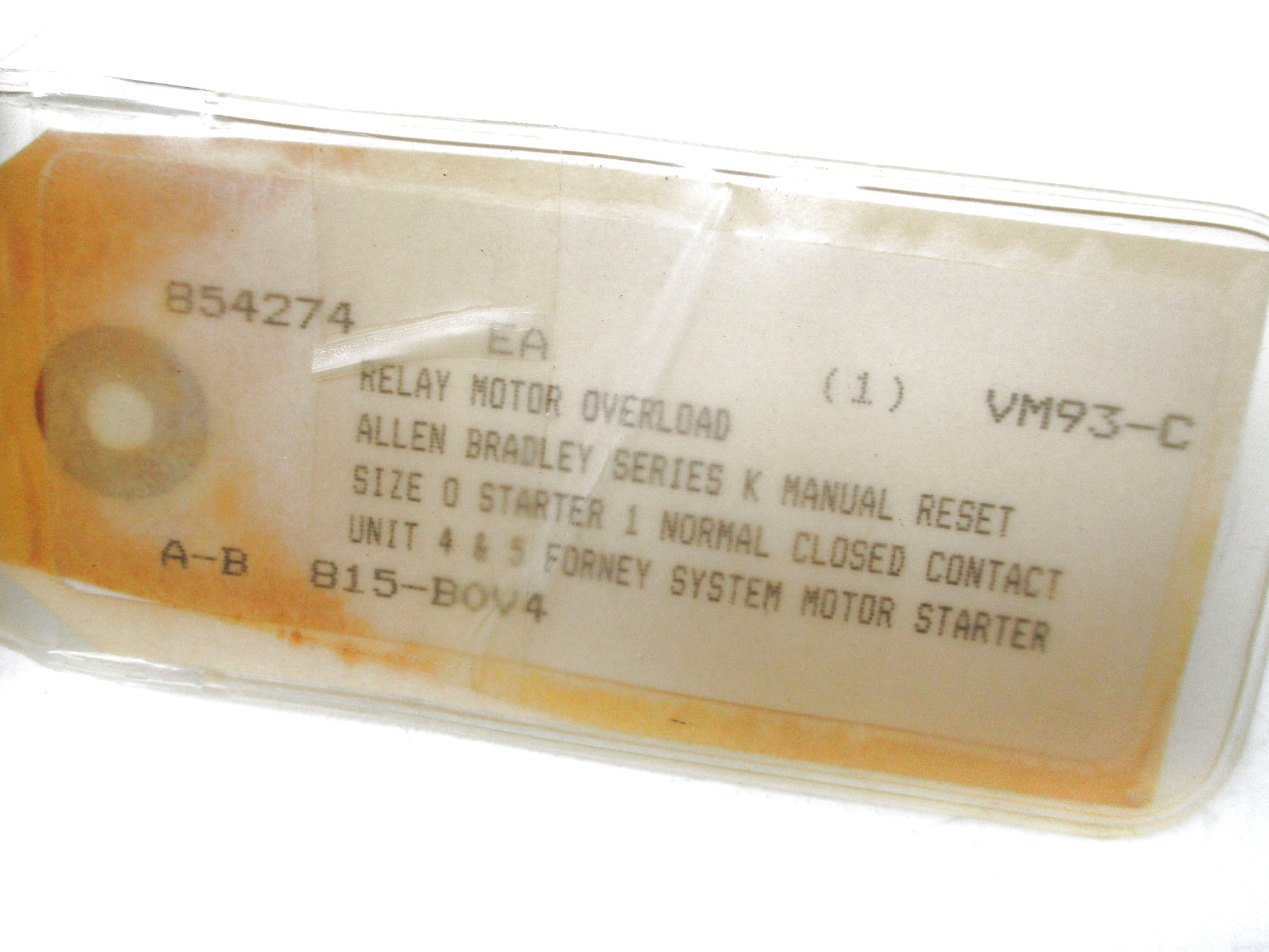 ALLEN BRADLEY 815-BOV4 SER. K UNMP