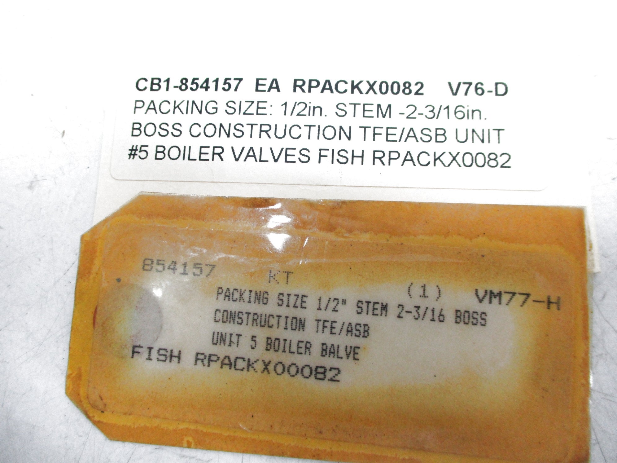 INDUSTRIAL MRO RPACKX00082 NSNP