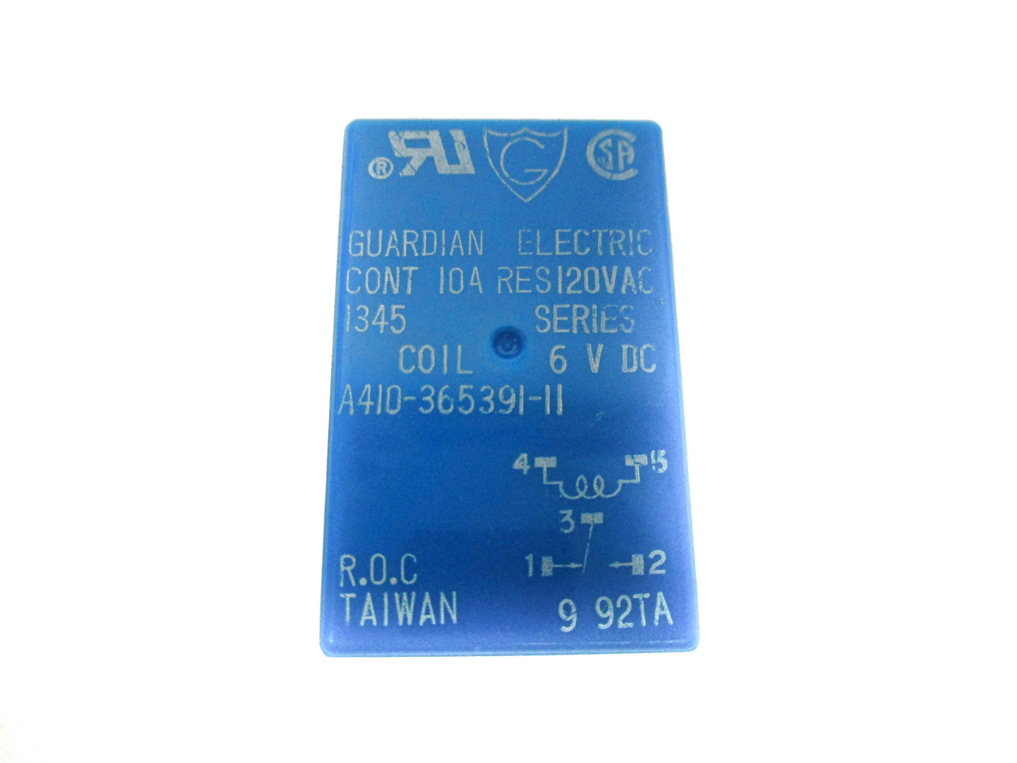 GUARDIAN ELECTRIC A410-365391-11 6VDC UNMP