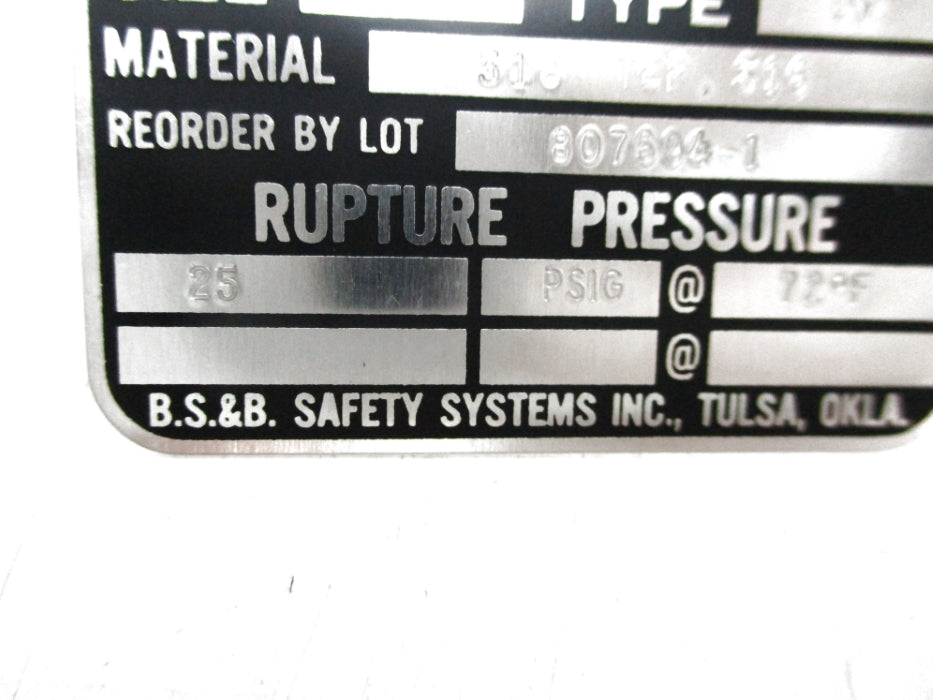 B.S.S & SAFETY SYSTEMS 807694-1 NSNP