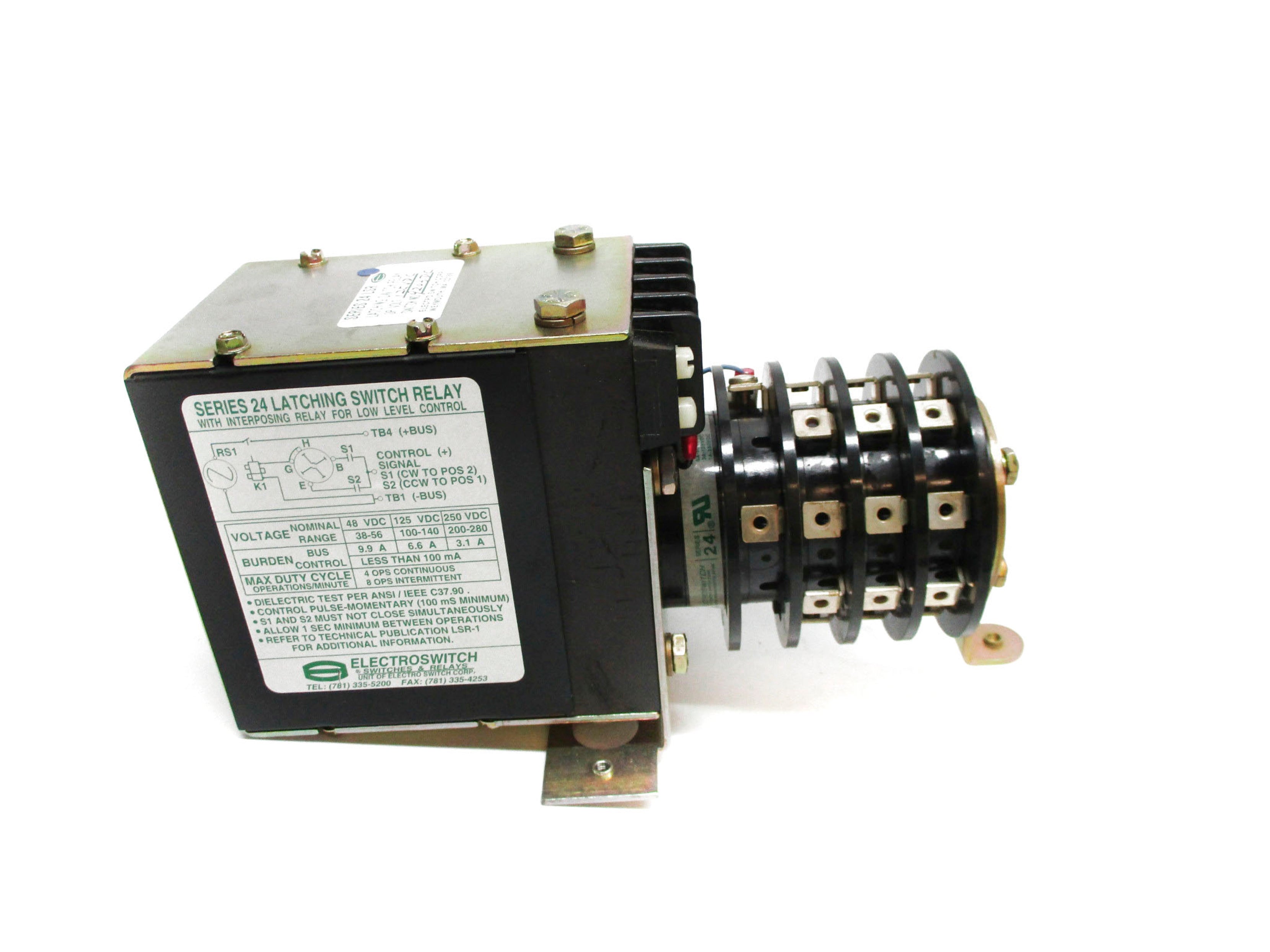 ELECTROSWITCH 9203DC SER. 24LSR NSNP