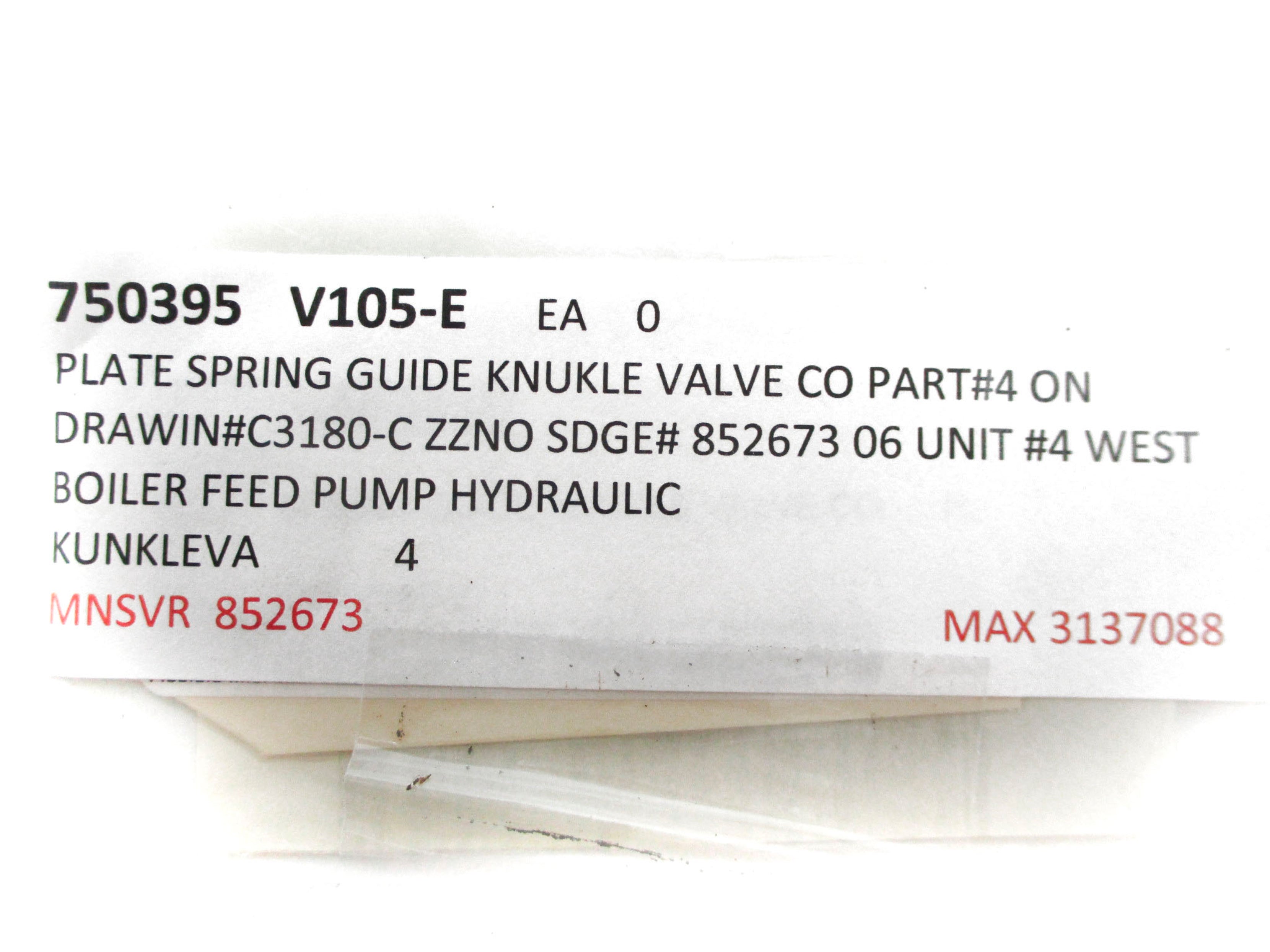 INDUSTRIAL MRO 852673 NSMP