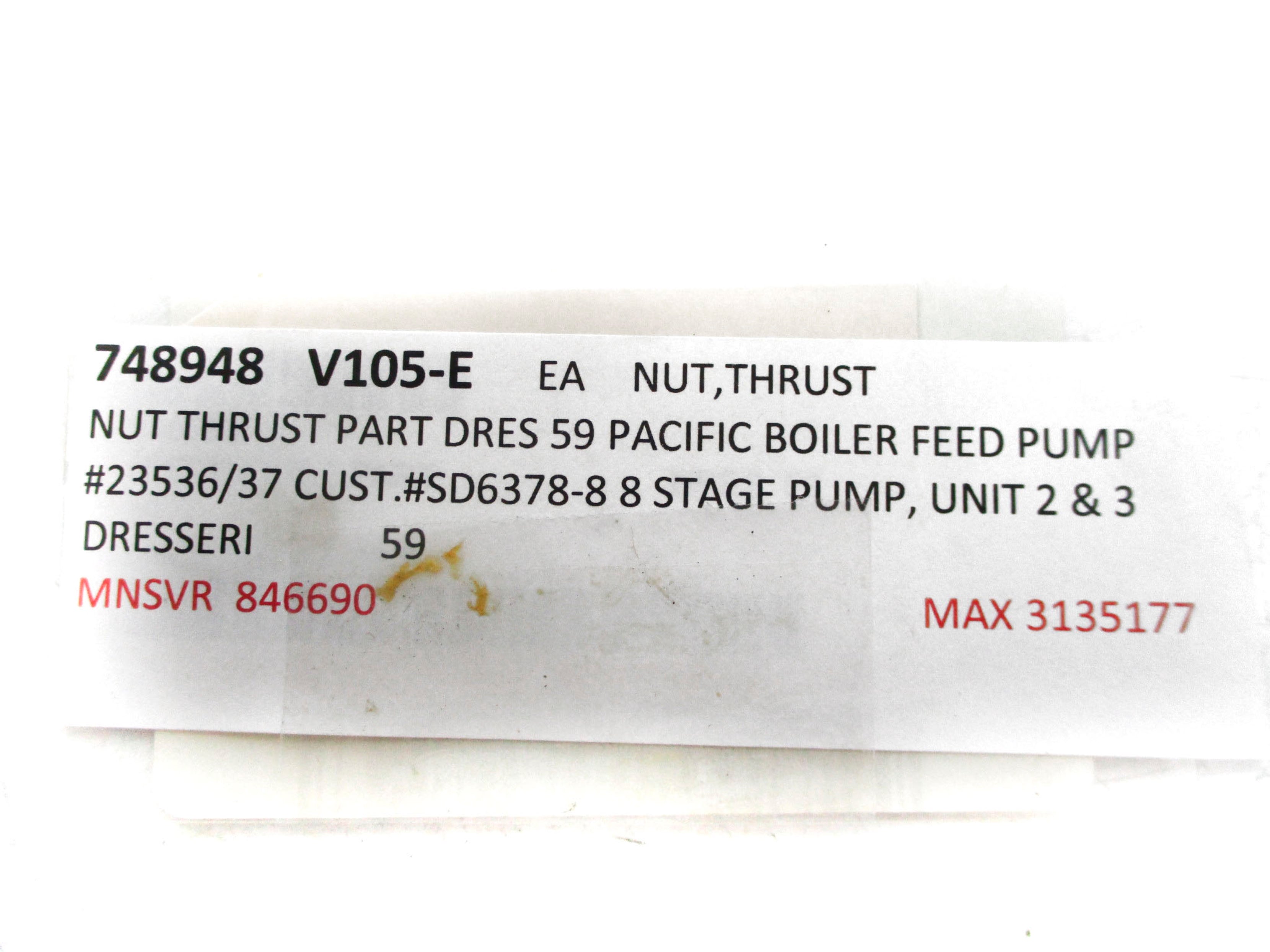 INDUSTRIAL MRO 846690 NSMP