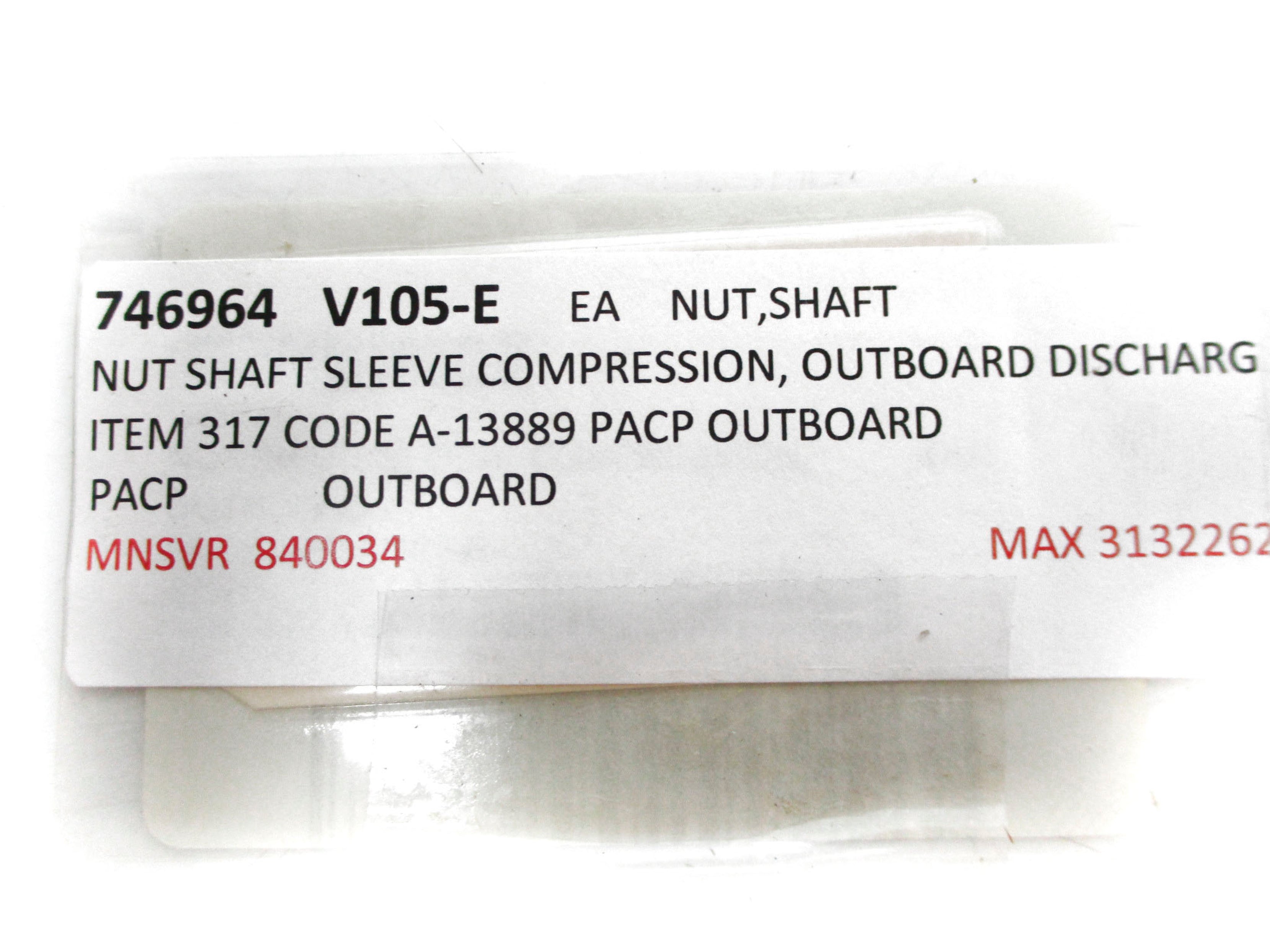 INDUSTRIAL MRO 840034 NSNP