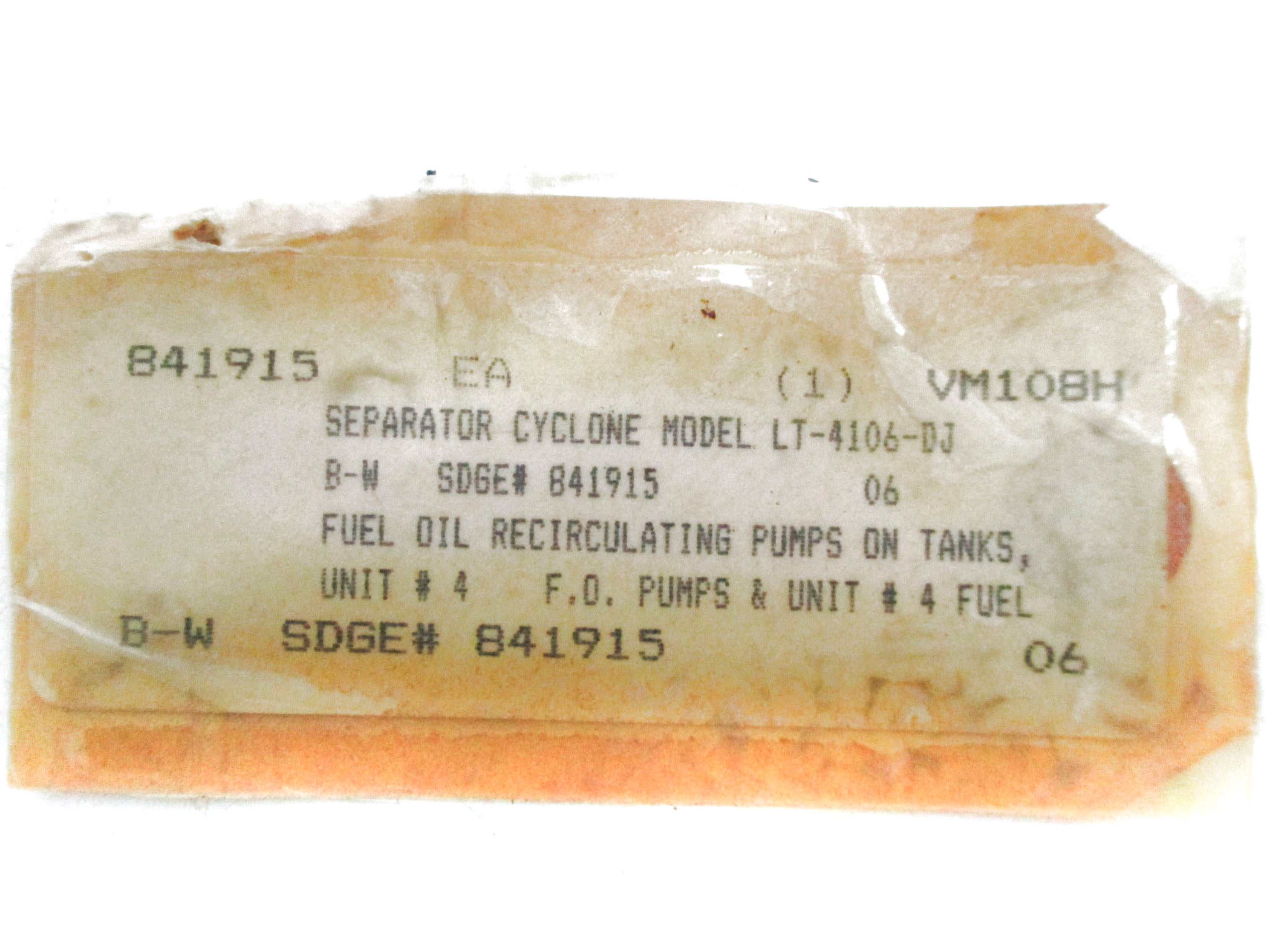 BORG WARNER 841915 LT-4106-DJ UNMP