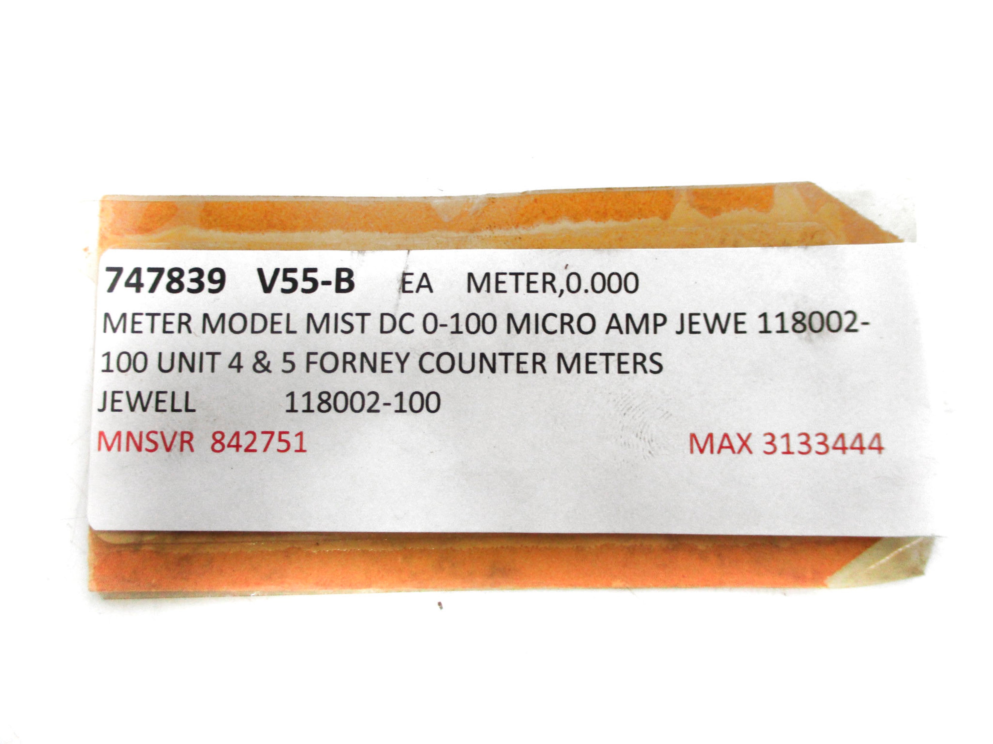 JEWELL INSTRUMENTS MS1T 0-100A NSNP