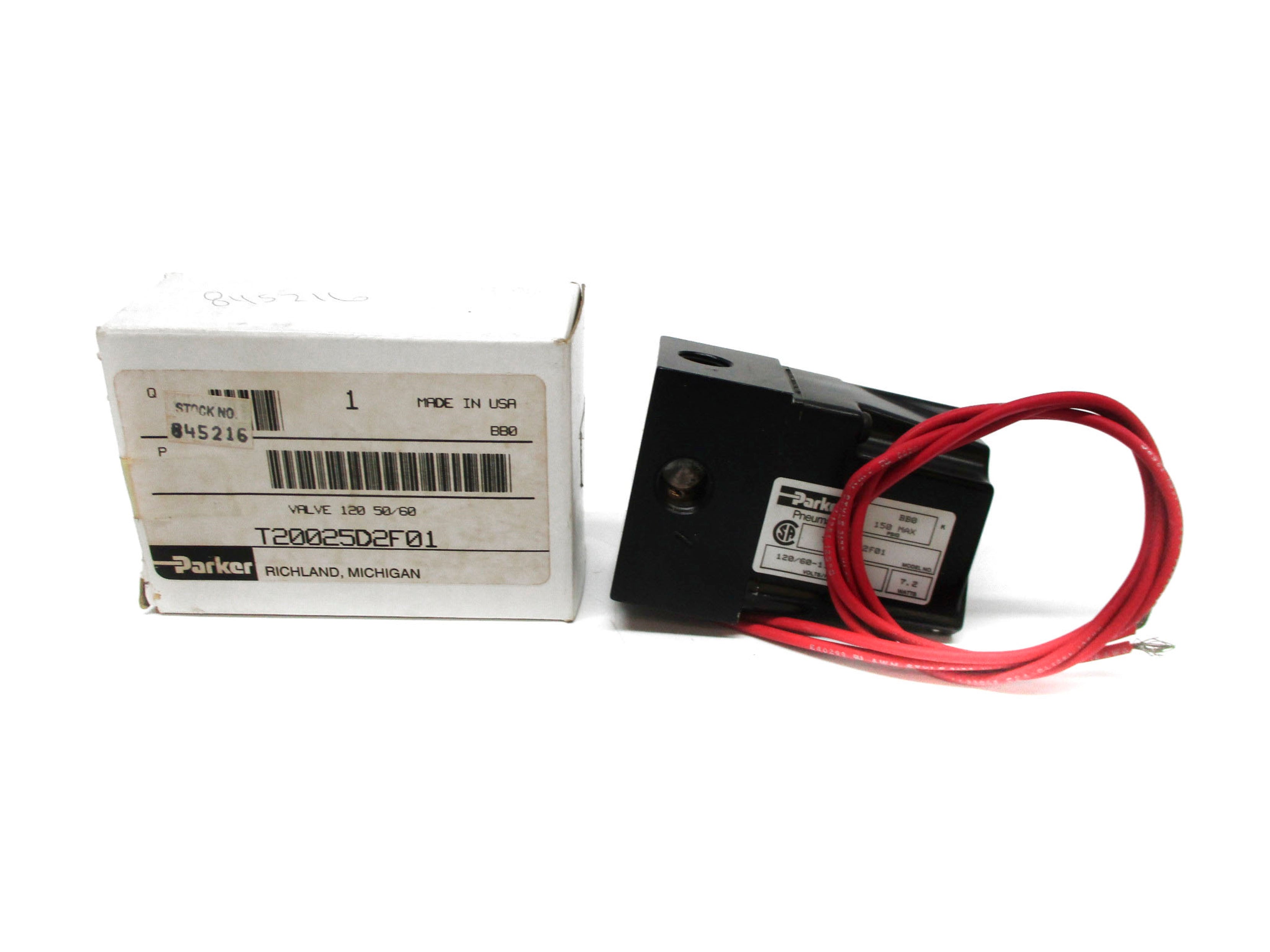 PARKER T20025D2F01 110/120V 150PSI NSMP