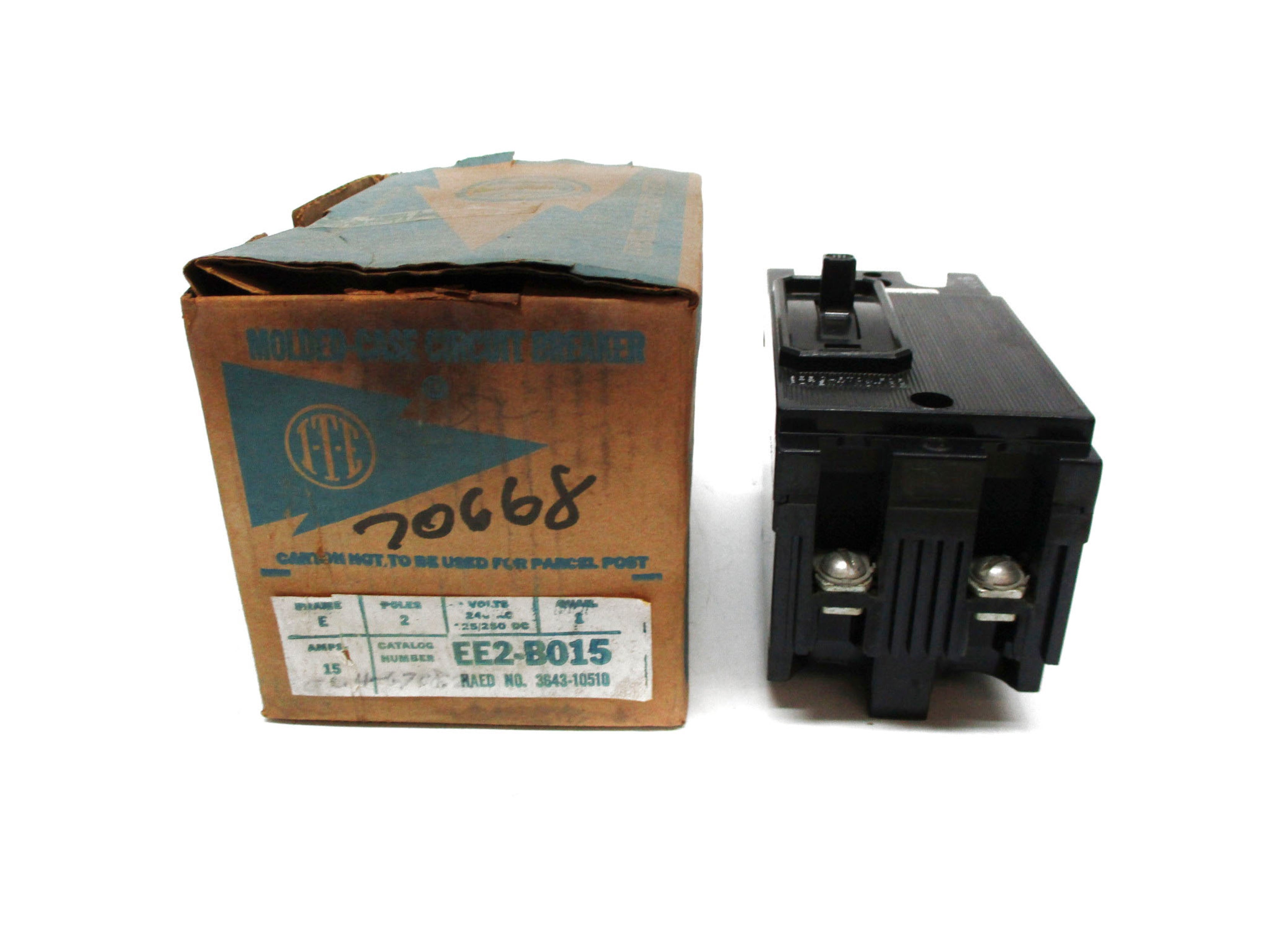 ITE E22-B015 15A 125/250VDC 240VAC NSMP